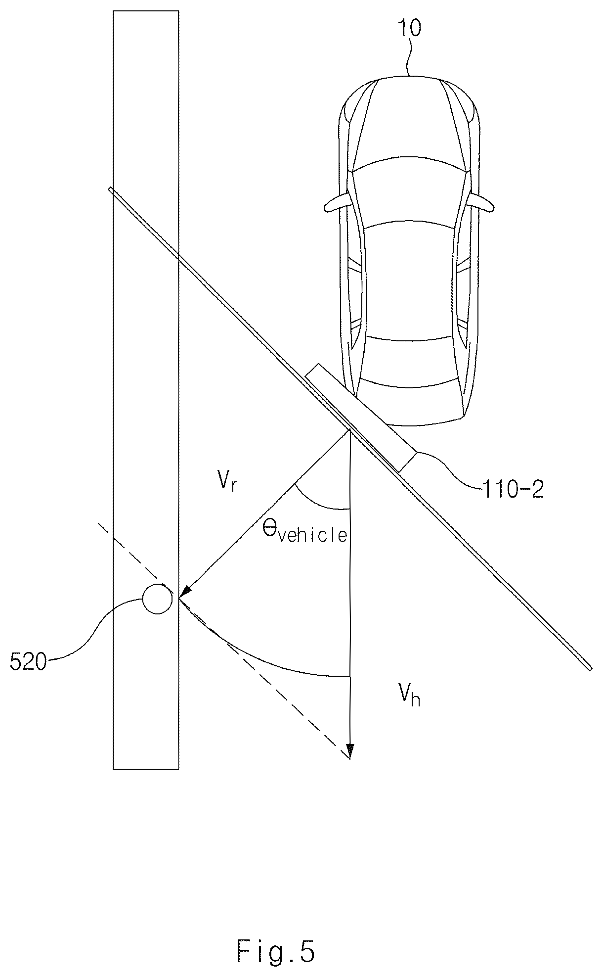 Patent US12366654 Figure 8 – Vehicle control system for detecting object and method thereof
