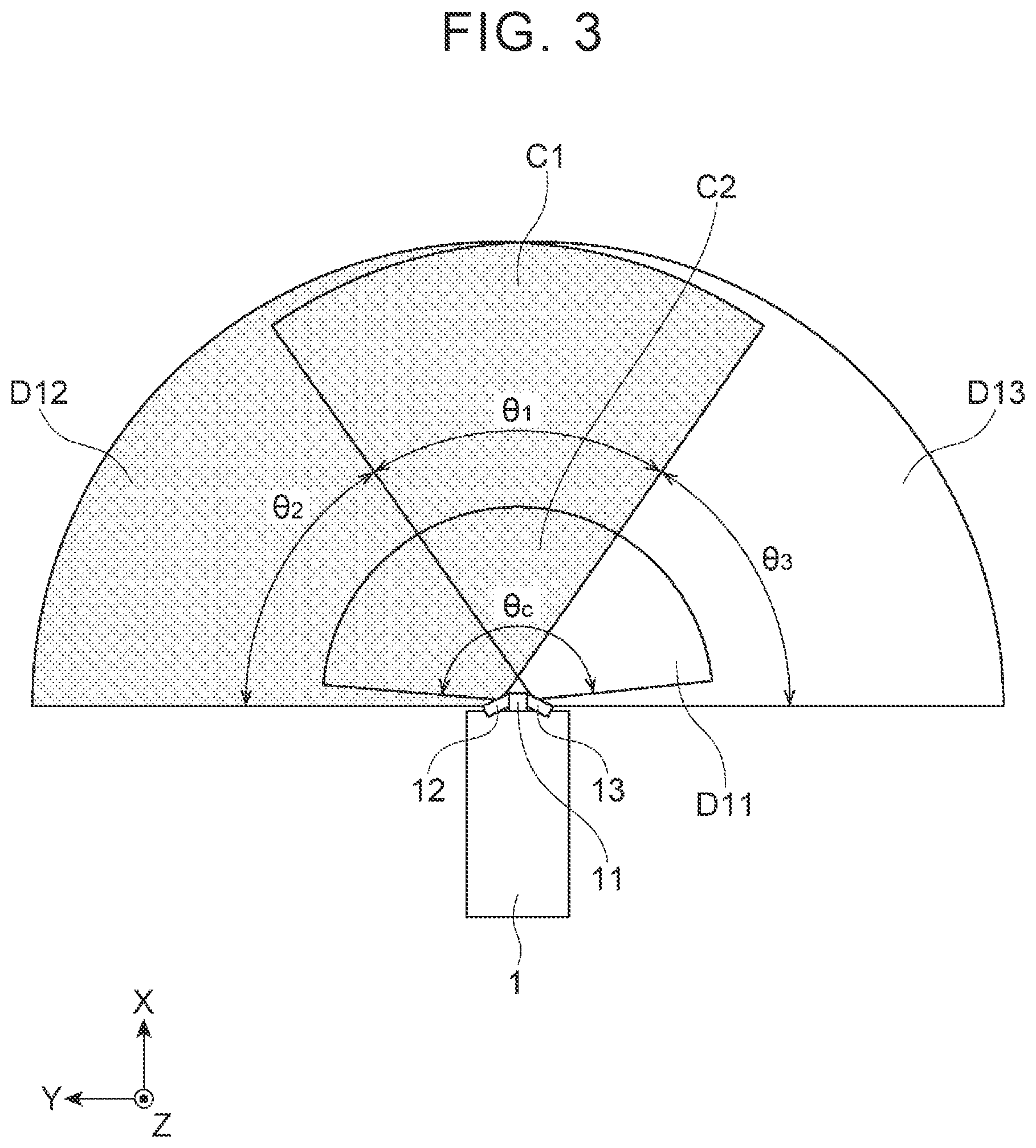 Patent US12366662 Figure 3 – Vehicle sensor attaching structure and sensor control device