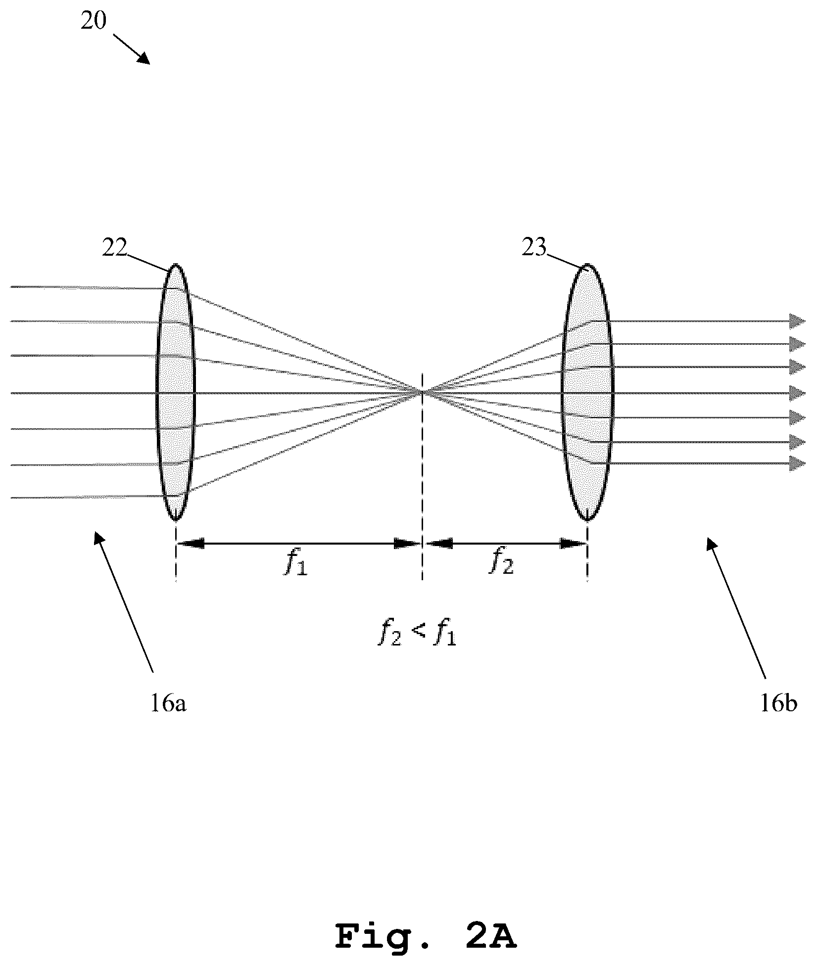 Patent US12366672 Figure 2 – Optical system and corresponding optical method