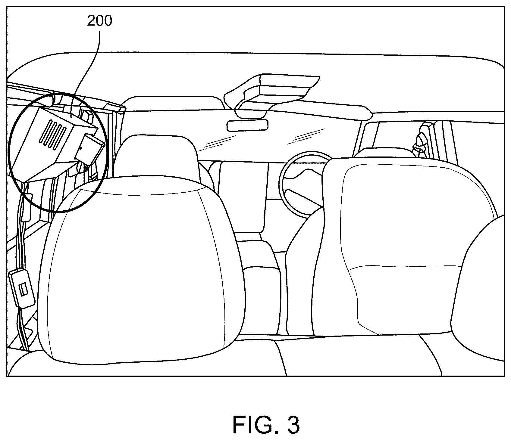 Patent US12366674 Figure 3 – In-vehicle occupant safety monitoring systems and methods