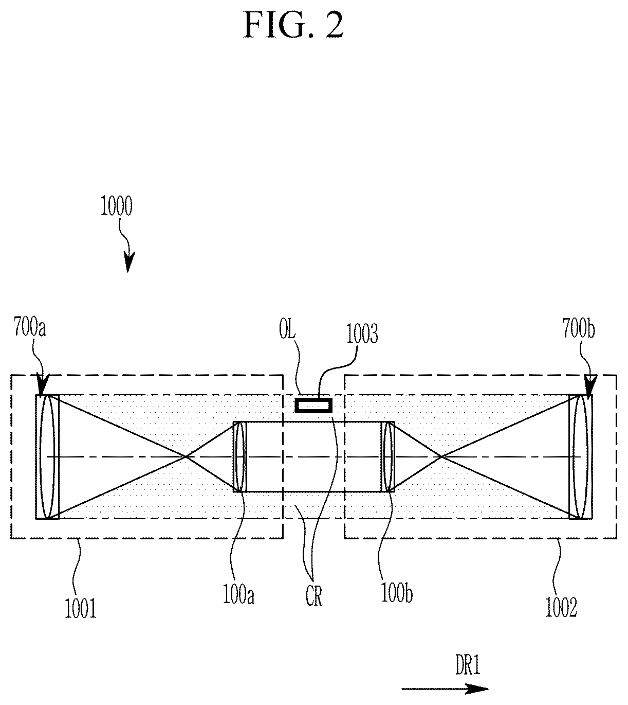 Patent US12366680 Figure 2 – Display system including metamaterial member and manufacturing method of nanostructure of metamaterial member
