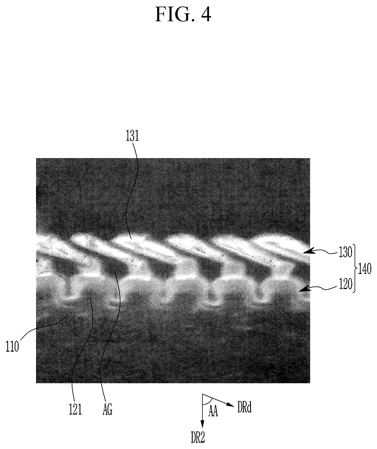 Patent US12366680 Figure 4 – Display system including metamaterial member and manufacturing method of nanostructure of metamaterial member