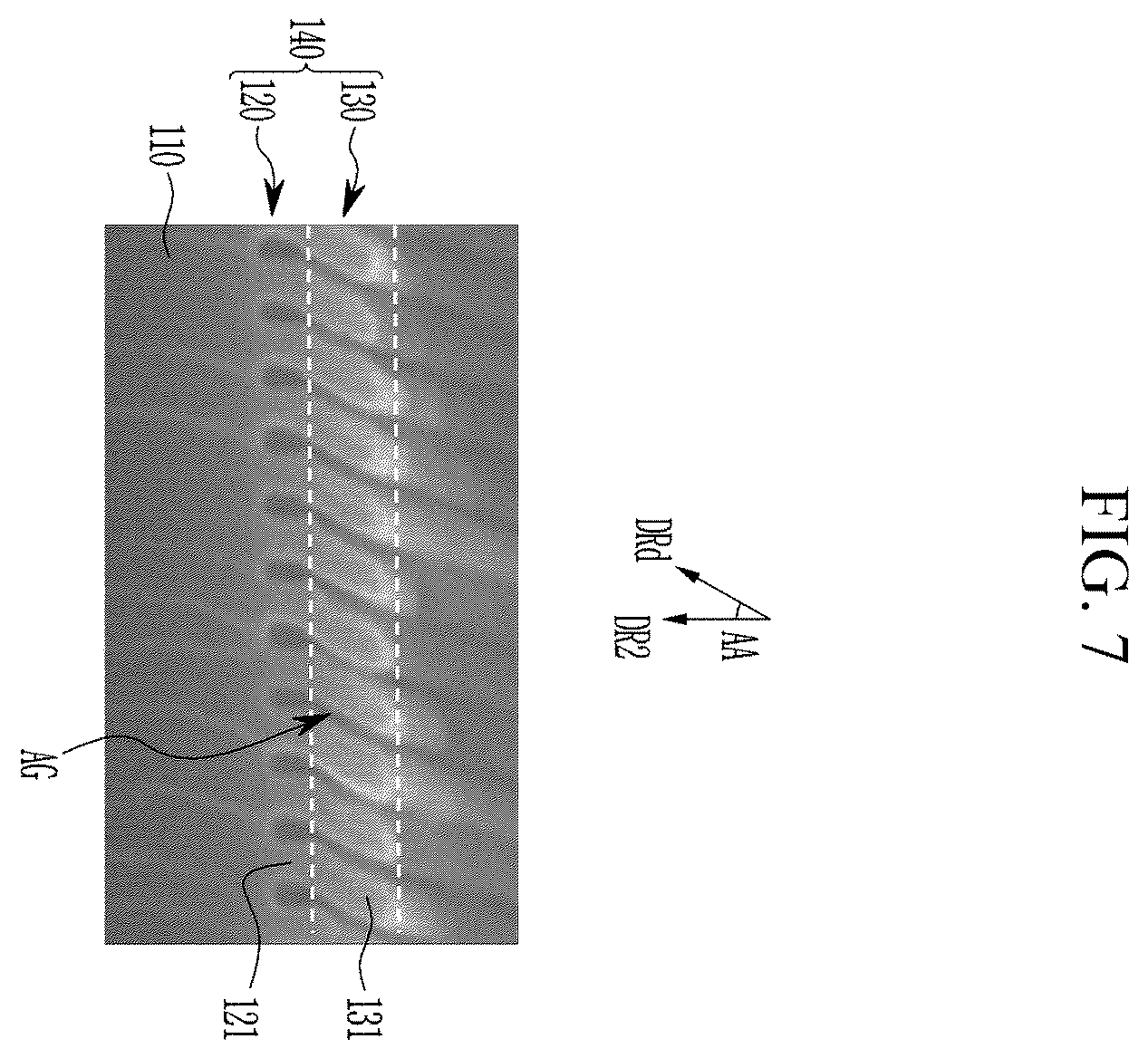 Patent US12366680 Figure 7 – Display system including metamaterial member and manufacturing method of nanostructure of metamaterial member