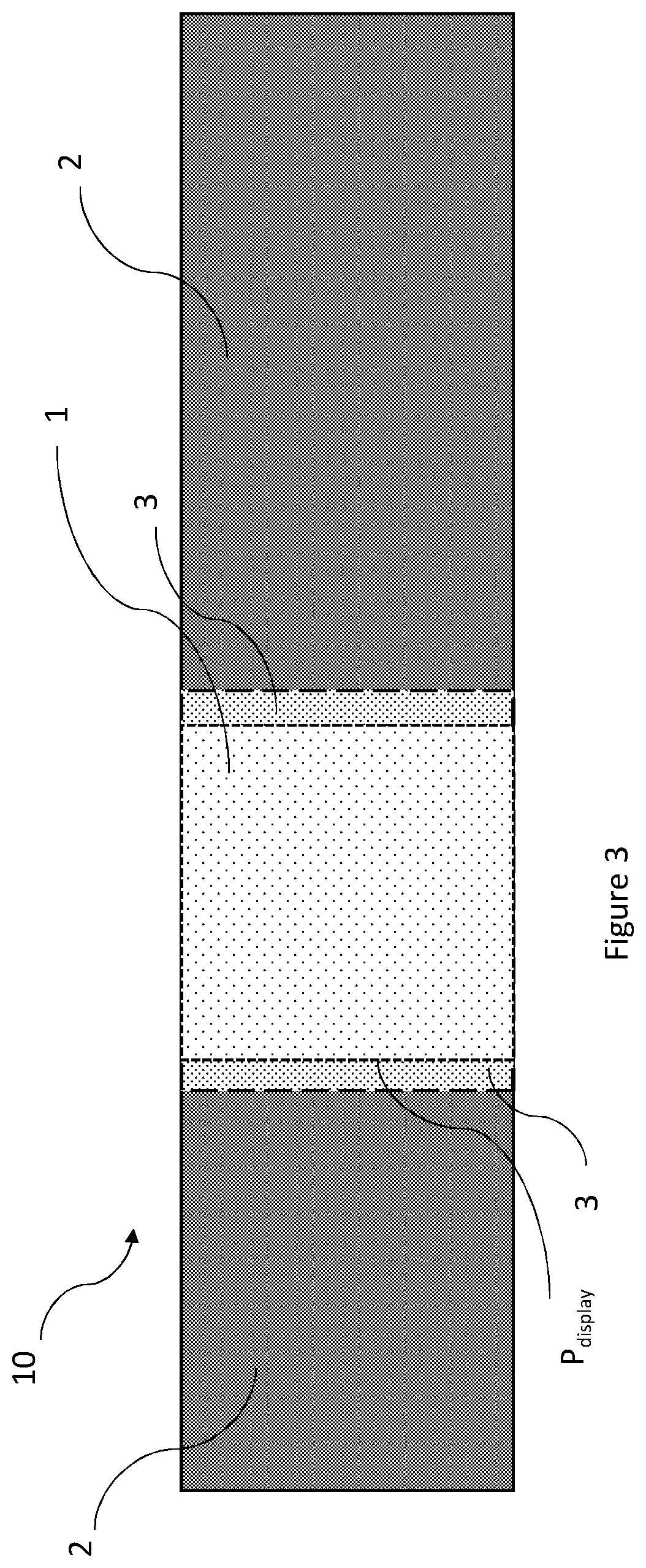 Patent US12366681 Figure 4 – Cover glass sheet with differential texturing