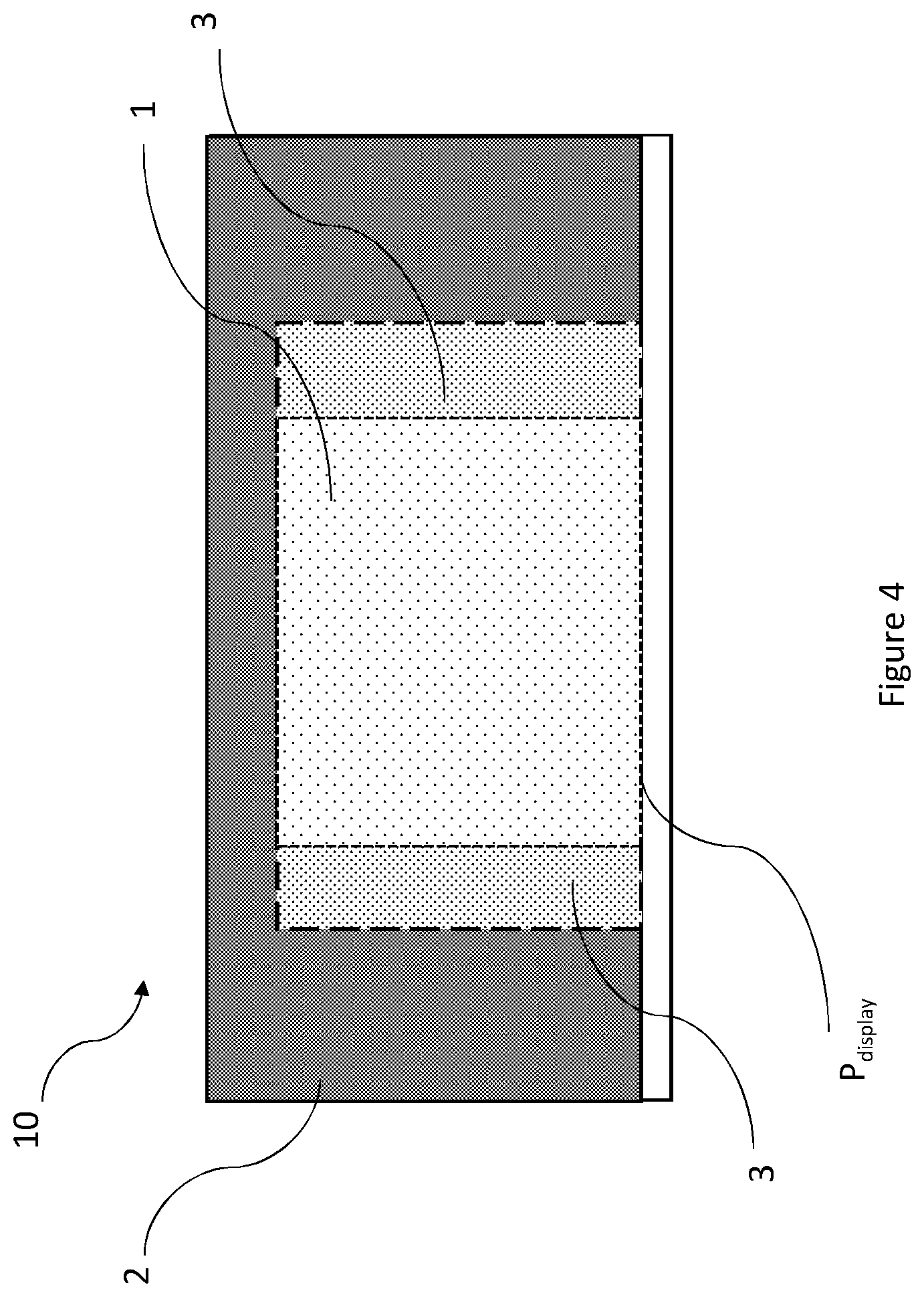 Patent US12366681 Figure 5 – Cover glass sheet with differential texturing
