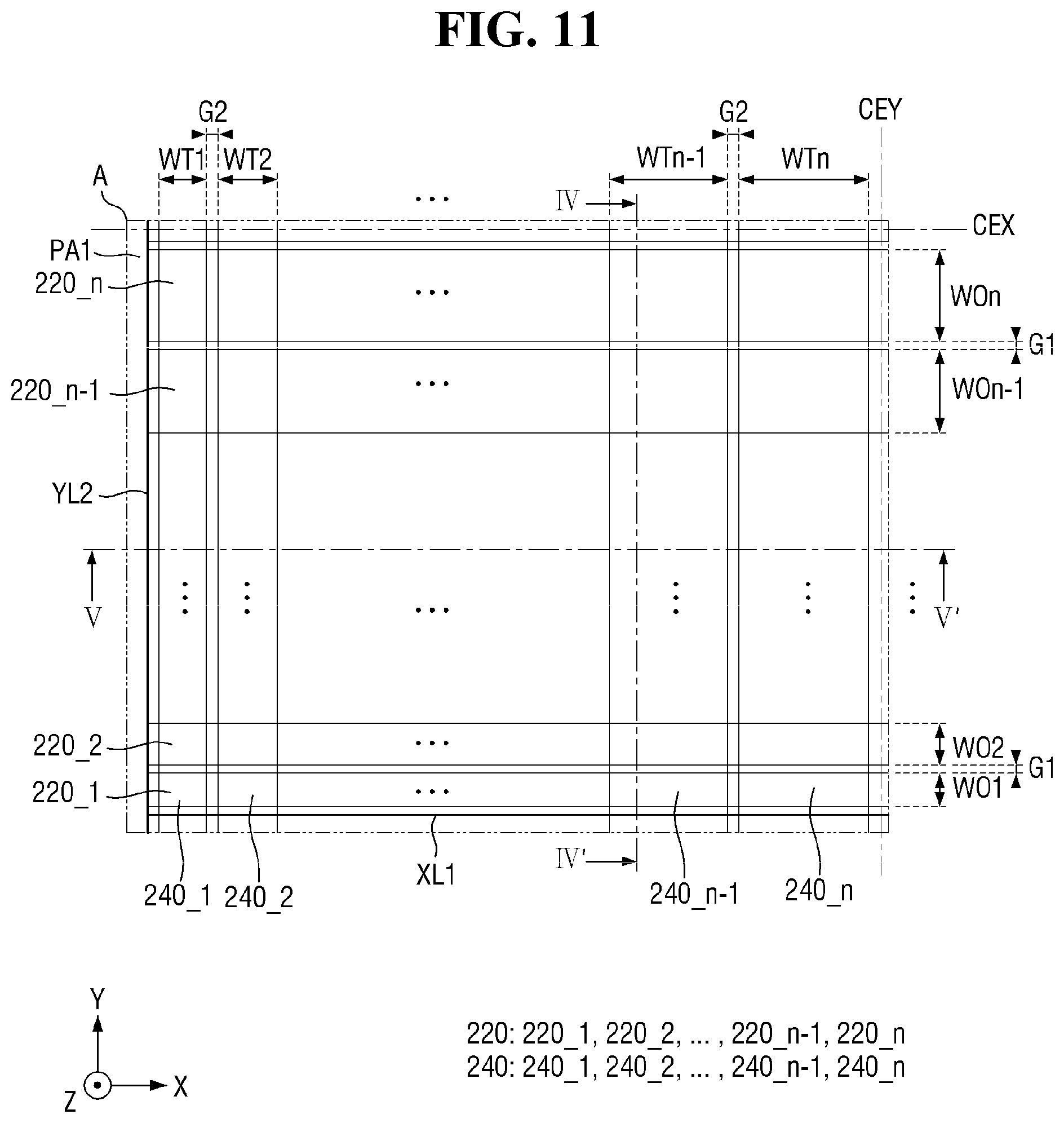 Patent US12366684 Figure 11 – Tiled display device