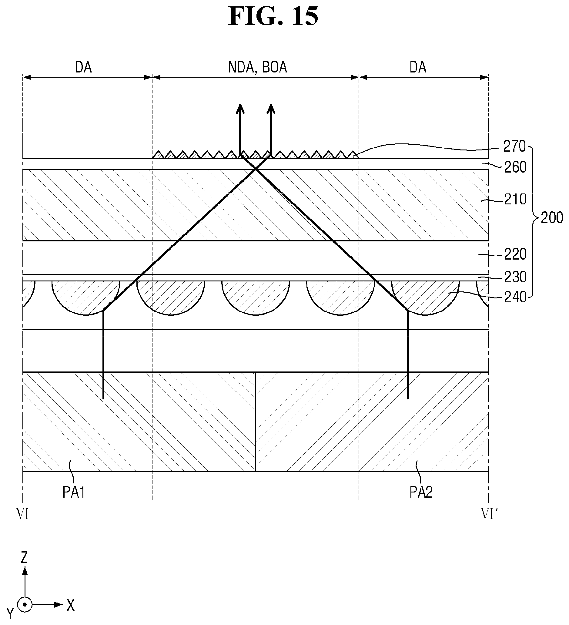 Patent US12366684 Figure 14 – Tiled display device
