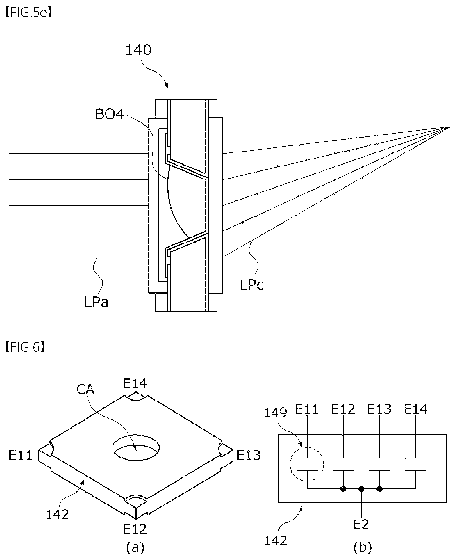 Patent US12366687 Figure 8 – Optical device