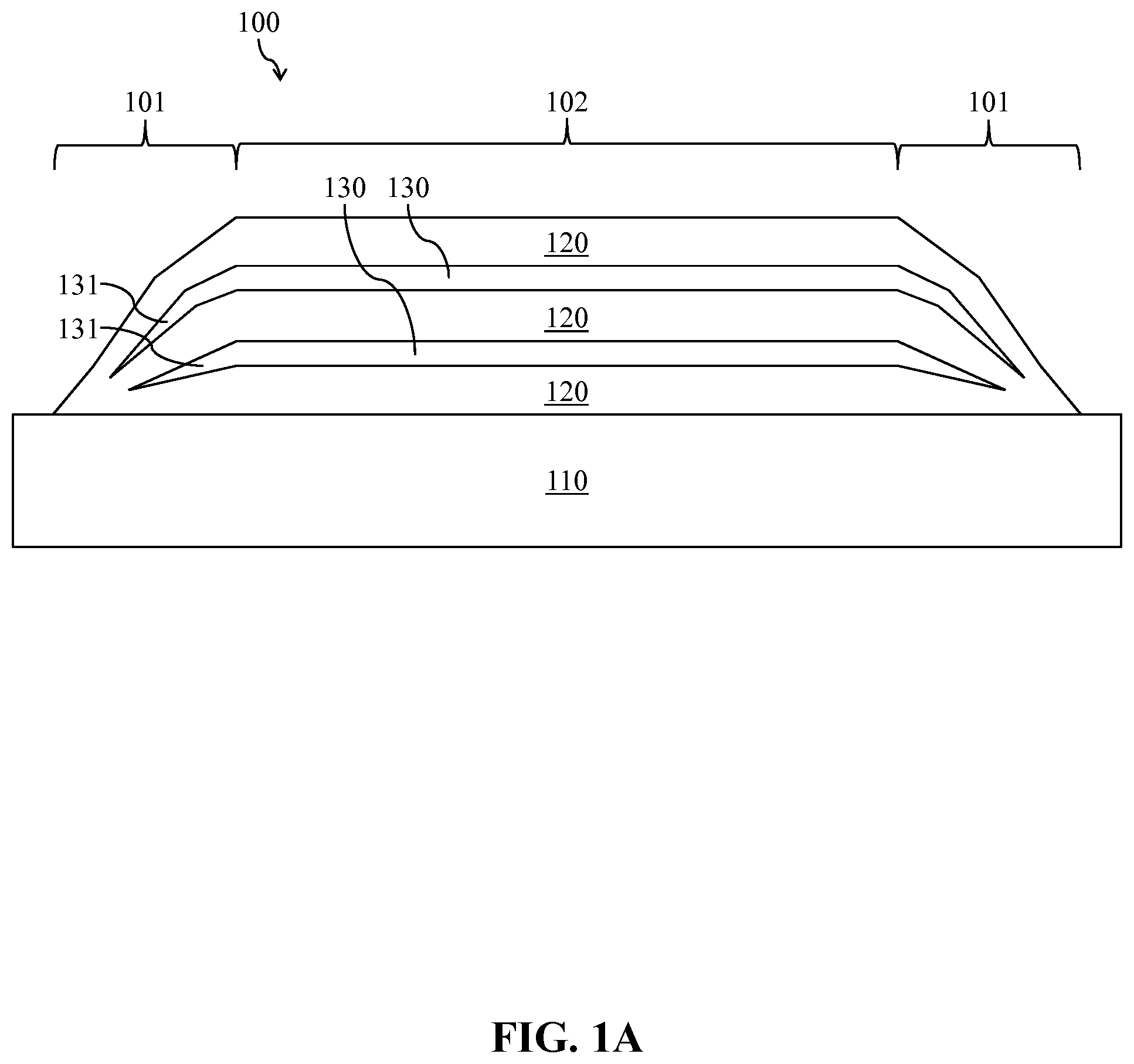 Patent US12366692 Figure 1 – Metal-dielectric optical filter, sensor device, and fabrication method
