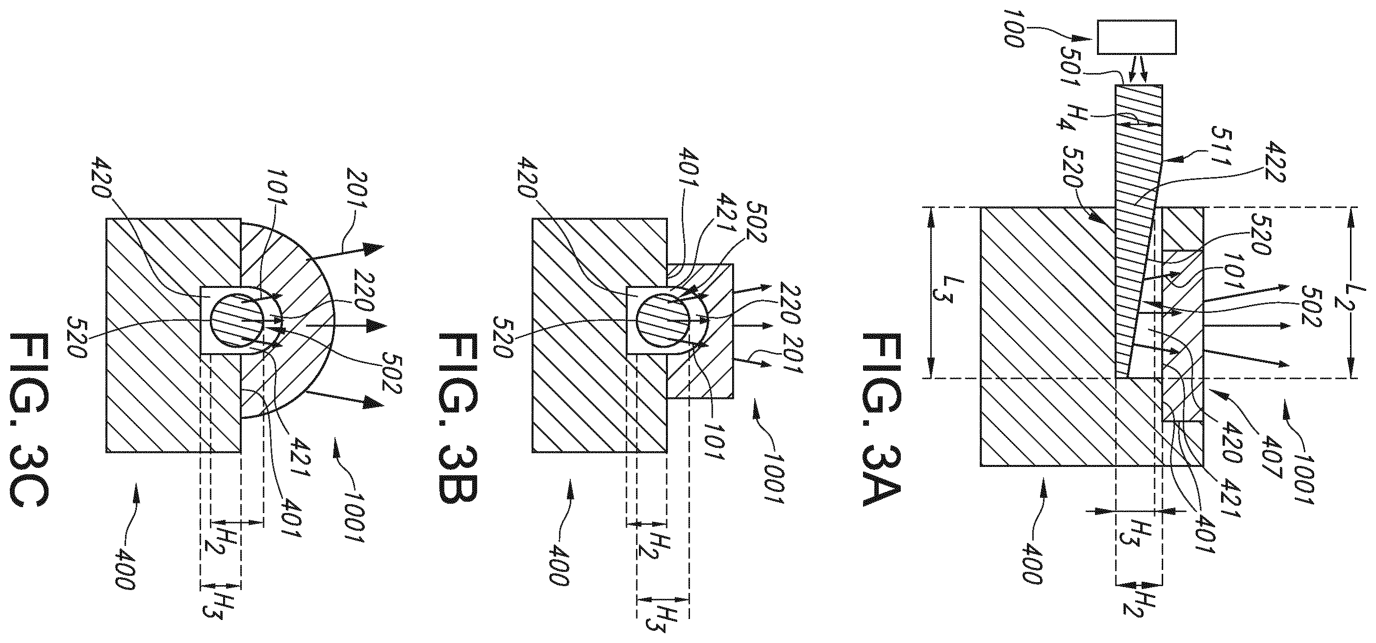Patent US12366695 Figure 4 – Laser-based light engine with improved thermal management using tapered fiber