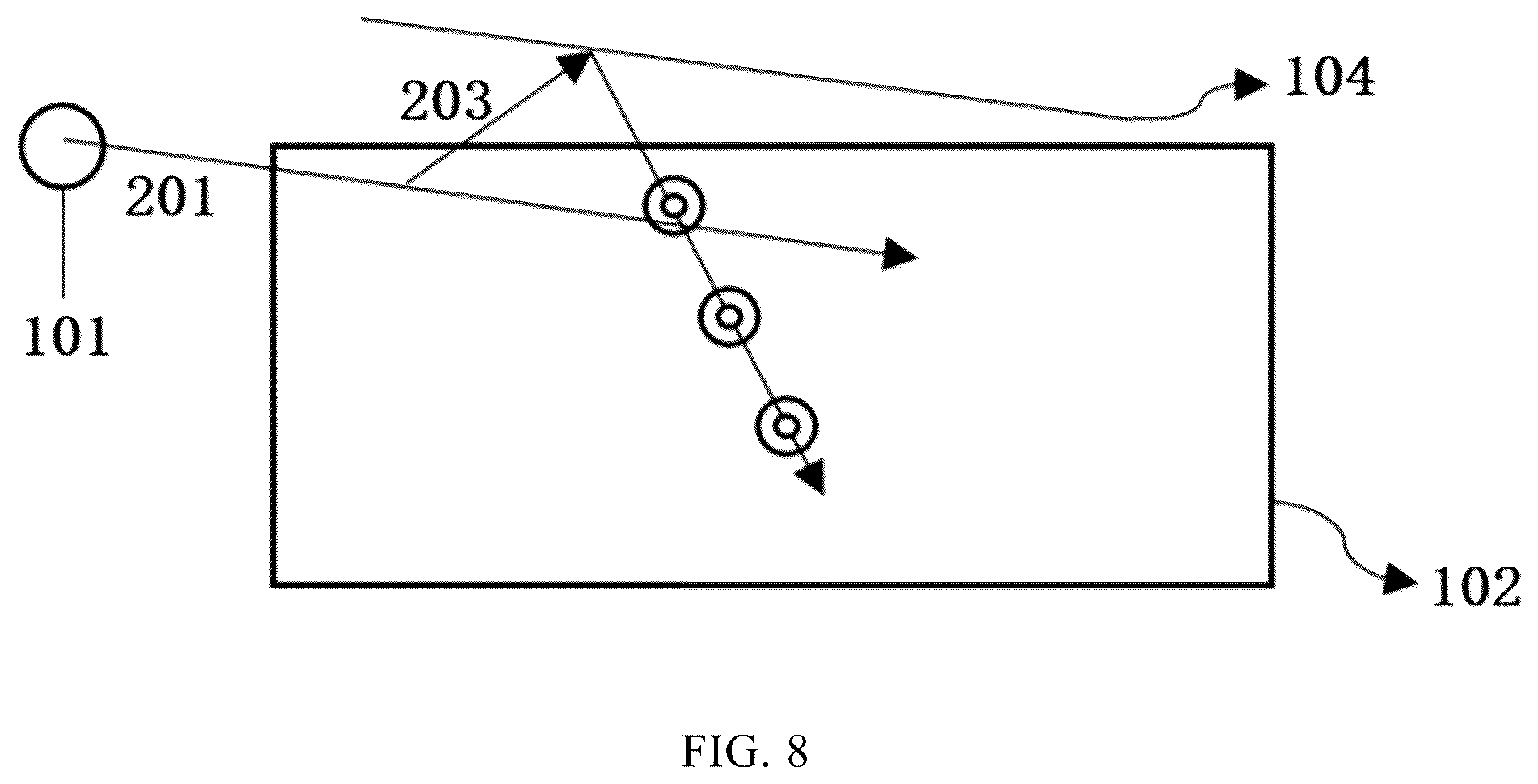 Patent US12366696 Figure 8 – Light guide device, light guide assembly and display equipment