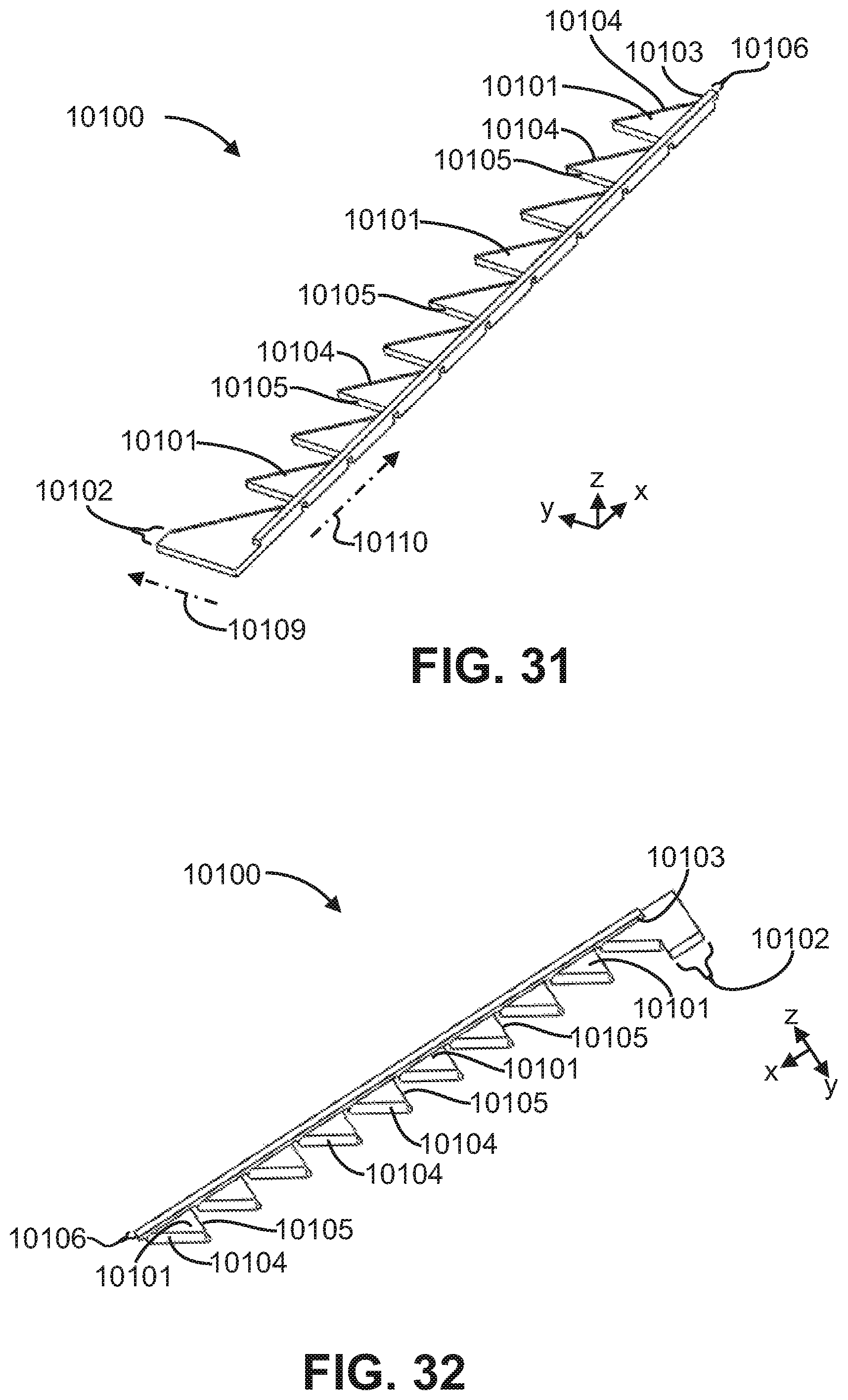 Patent US12366698 Figure 12 – Light emitting device including a light absorbing cladding region on edges of a core layer of a film-based lightguide