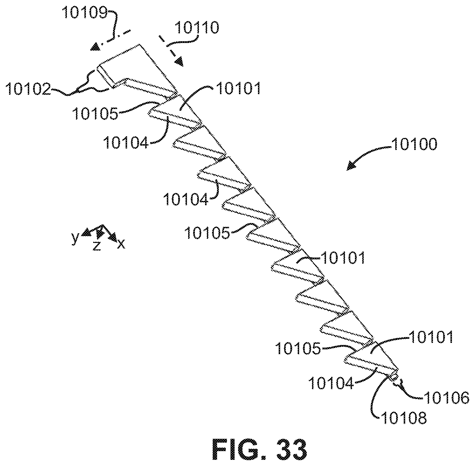 Patent US12366698 Figure 13 – Light emitting device including a light absorbing cladding region on edges of a core layer of a film-based lightguide
