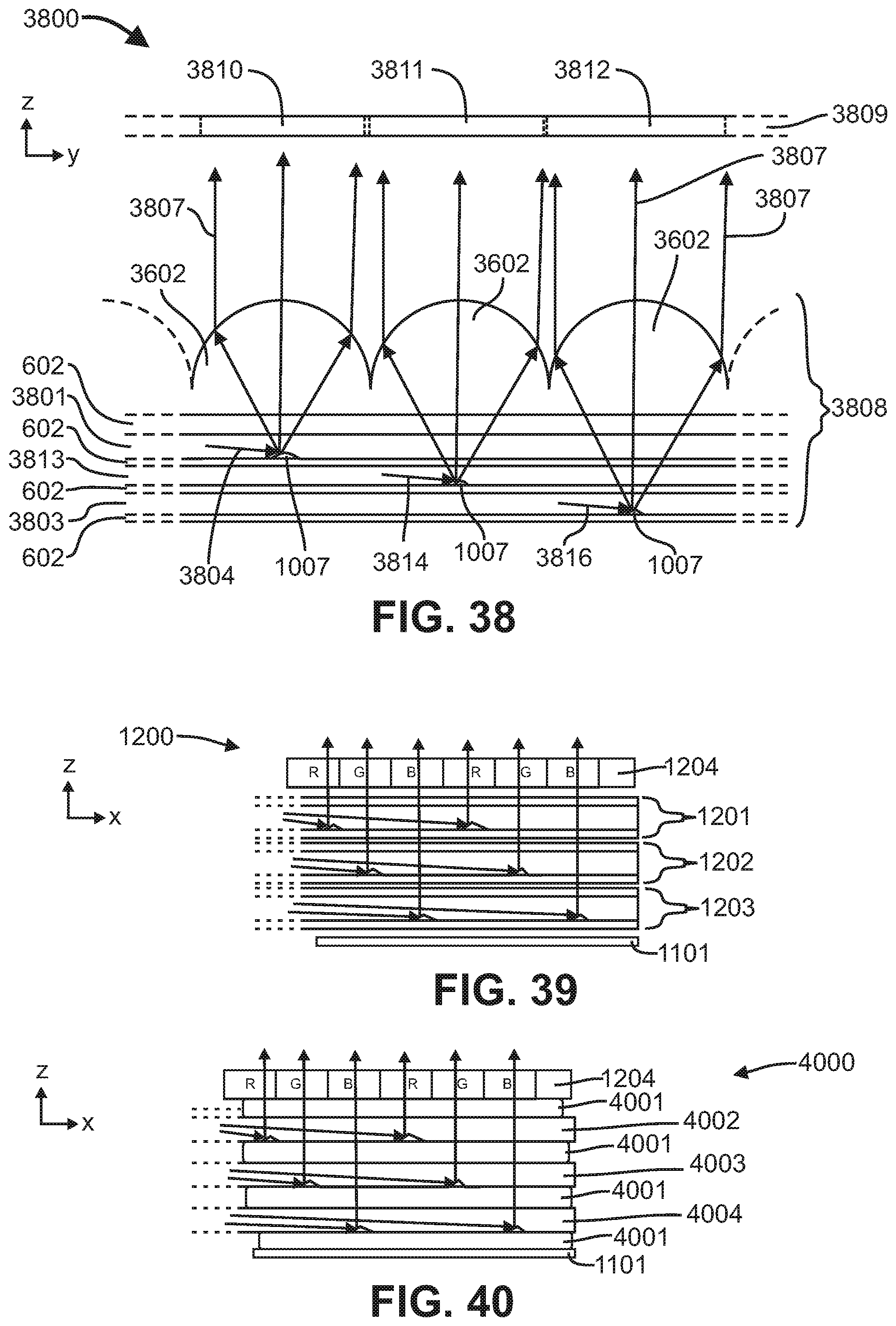 Patent US12366698 Figure 16 – Light emitting device including a light absorbing cladding region on edges of a core layer of a film-based lightguide