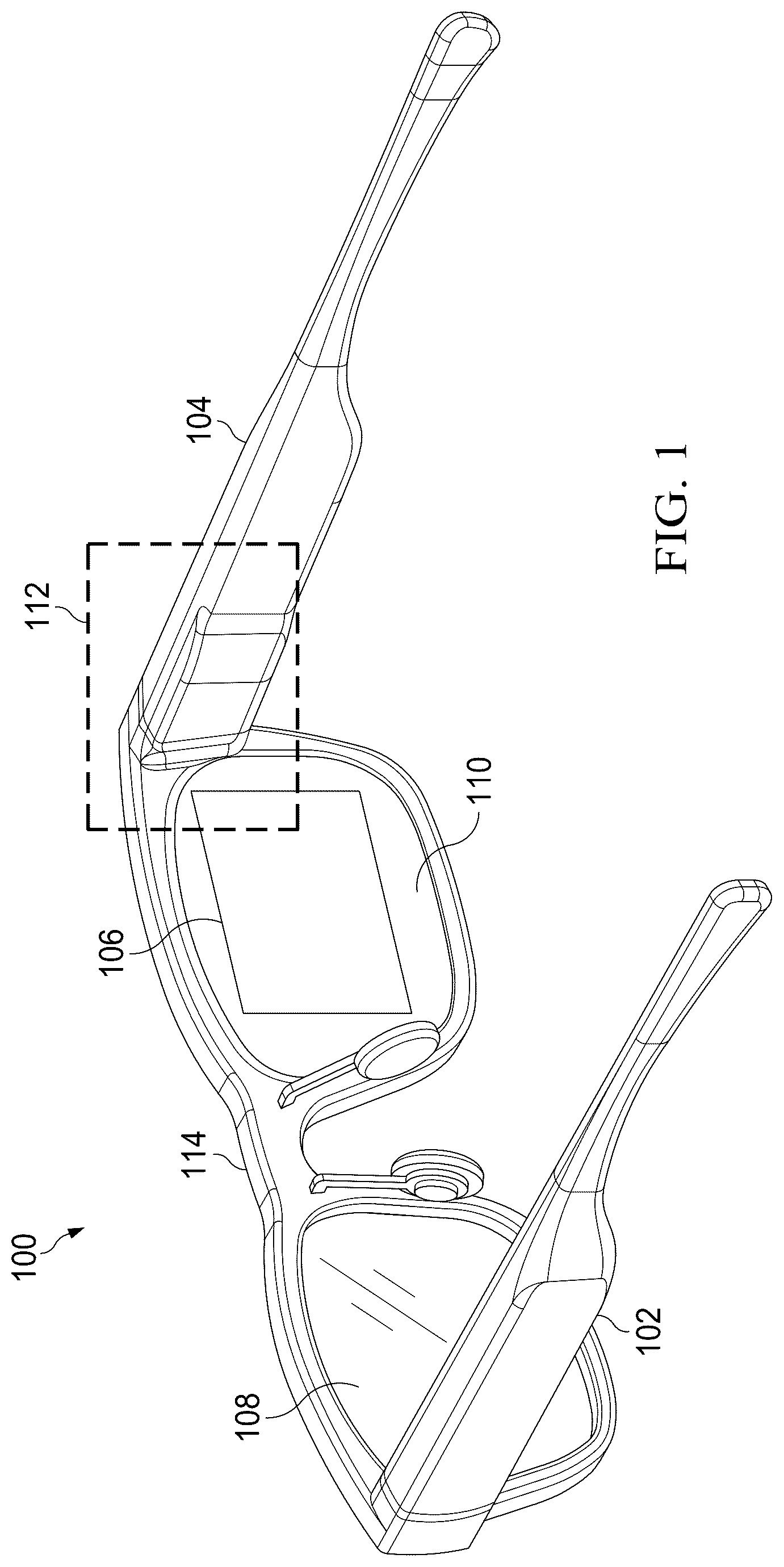Patent US12366699 Figure 1 – Coupling narrowband projector source light into display waveguides