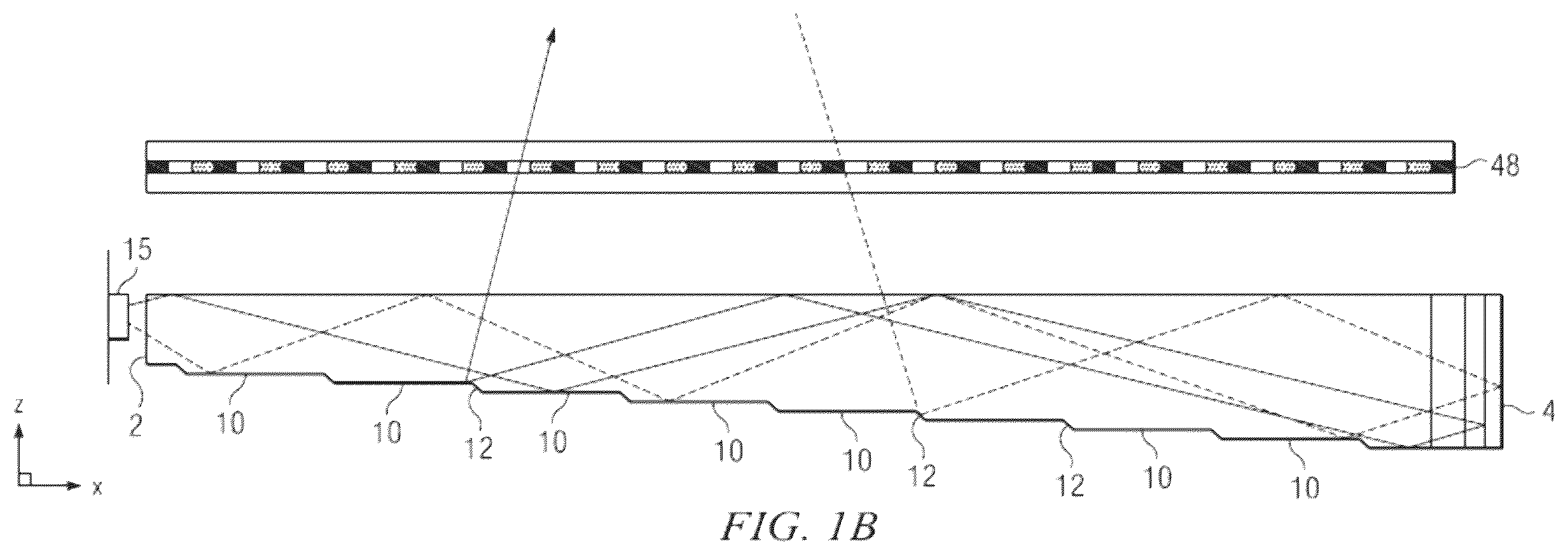 Patent US12366701 Figure 2 – Optical stack for imaging directional backlights
