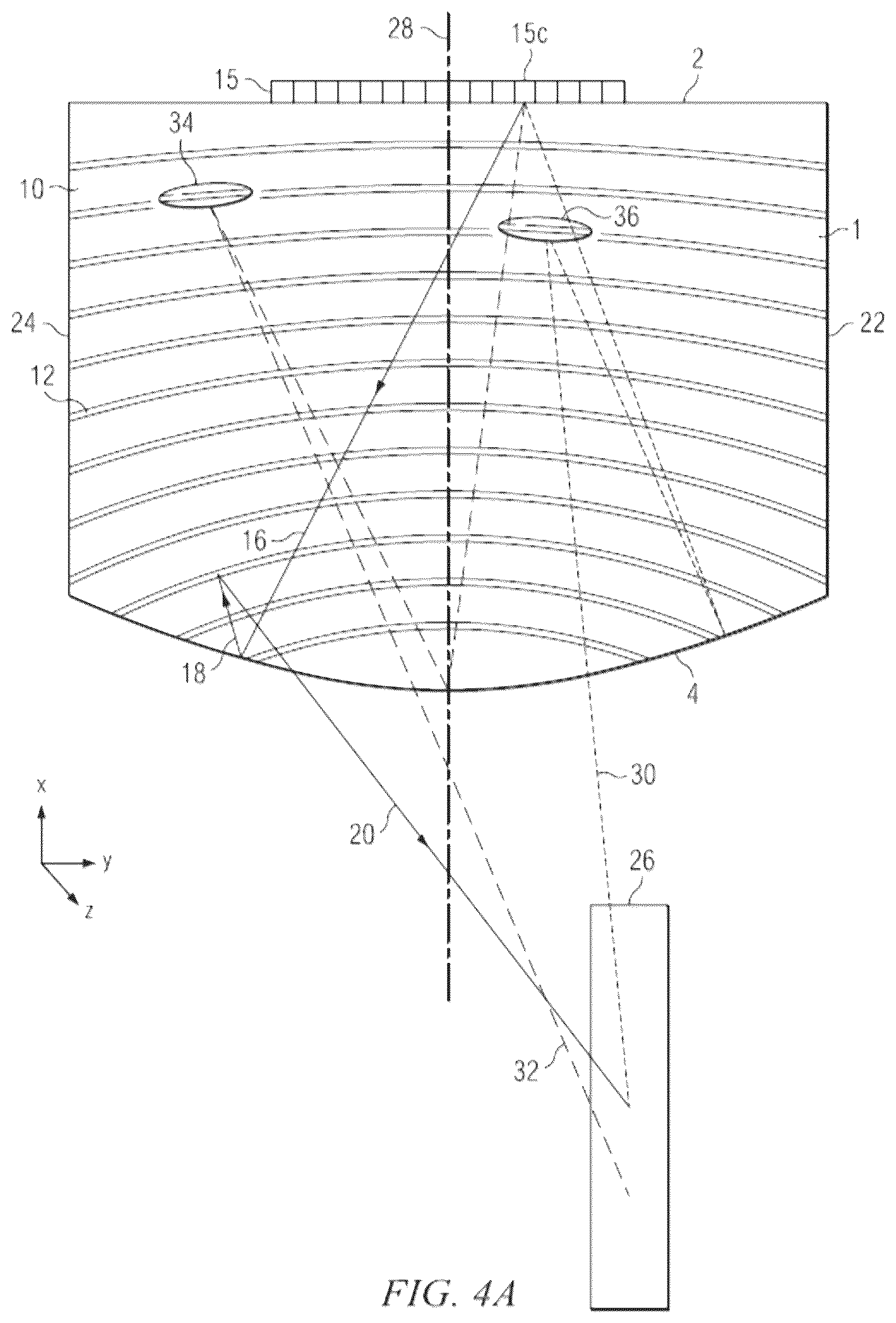 Patent US12366701 Figure 6 – Optical stack for imaging directional backlights