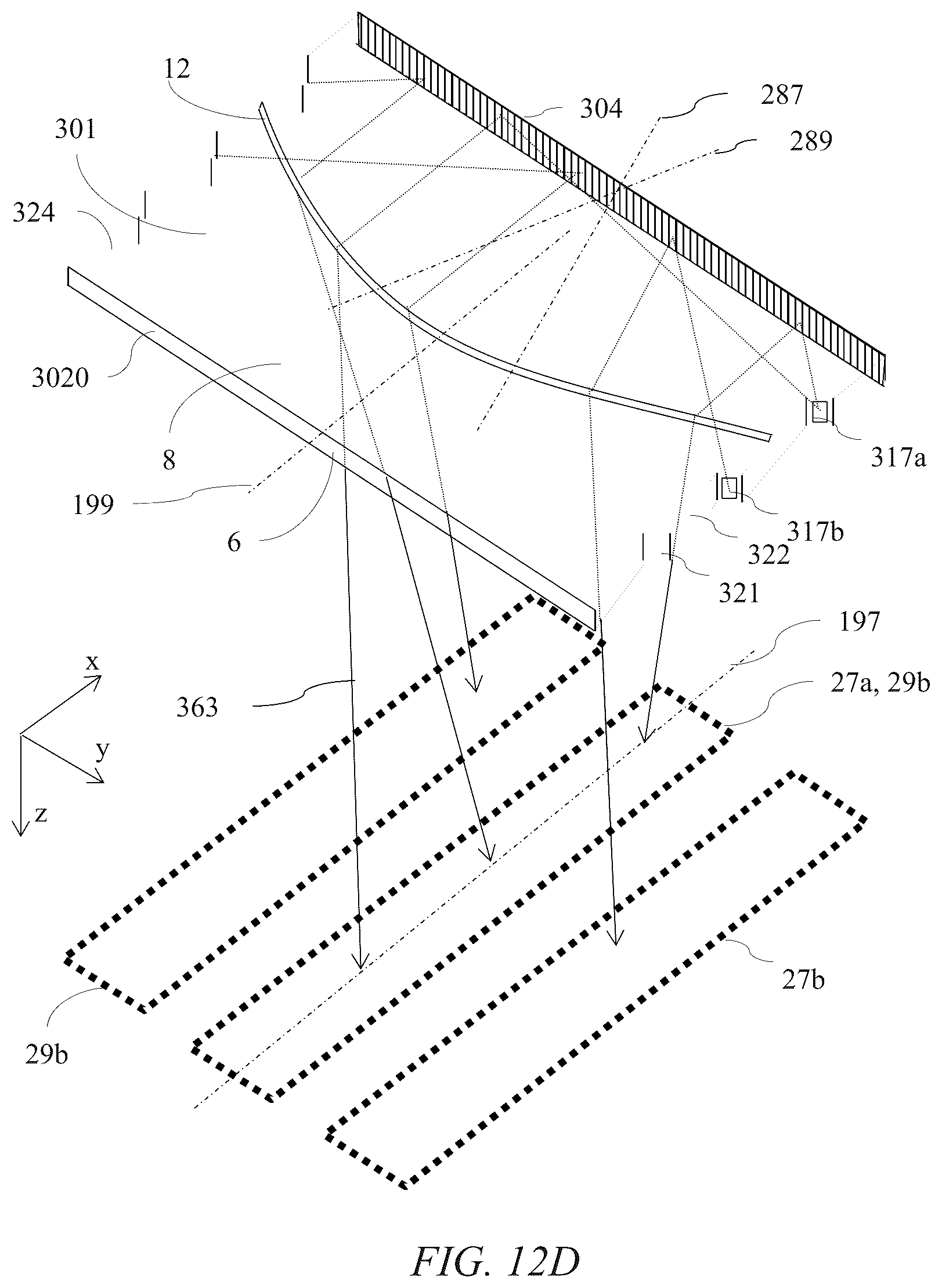 Patent US12366701 Figure 19 – Optical stack for imaging directional backlights