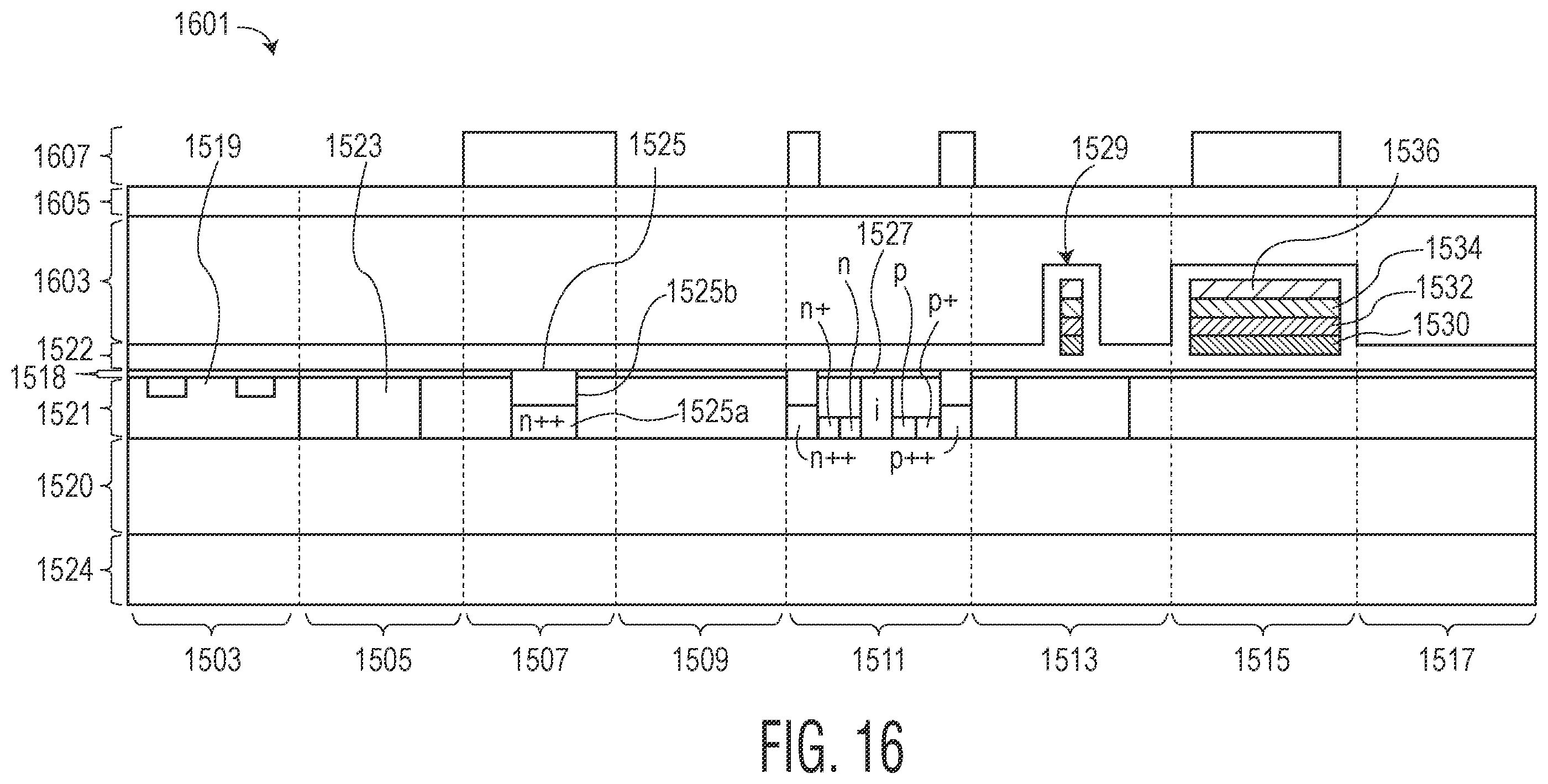 Patent US12366708 Figure 13 – Photonic integrated circuit