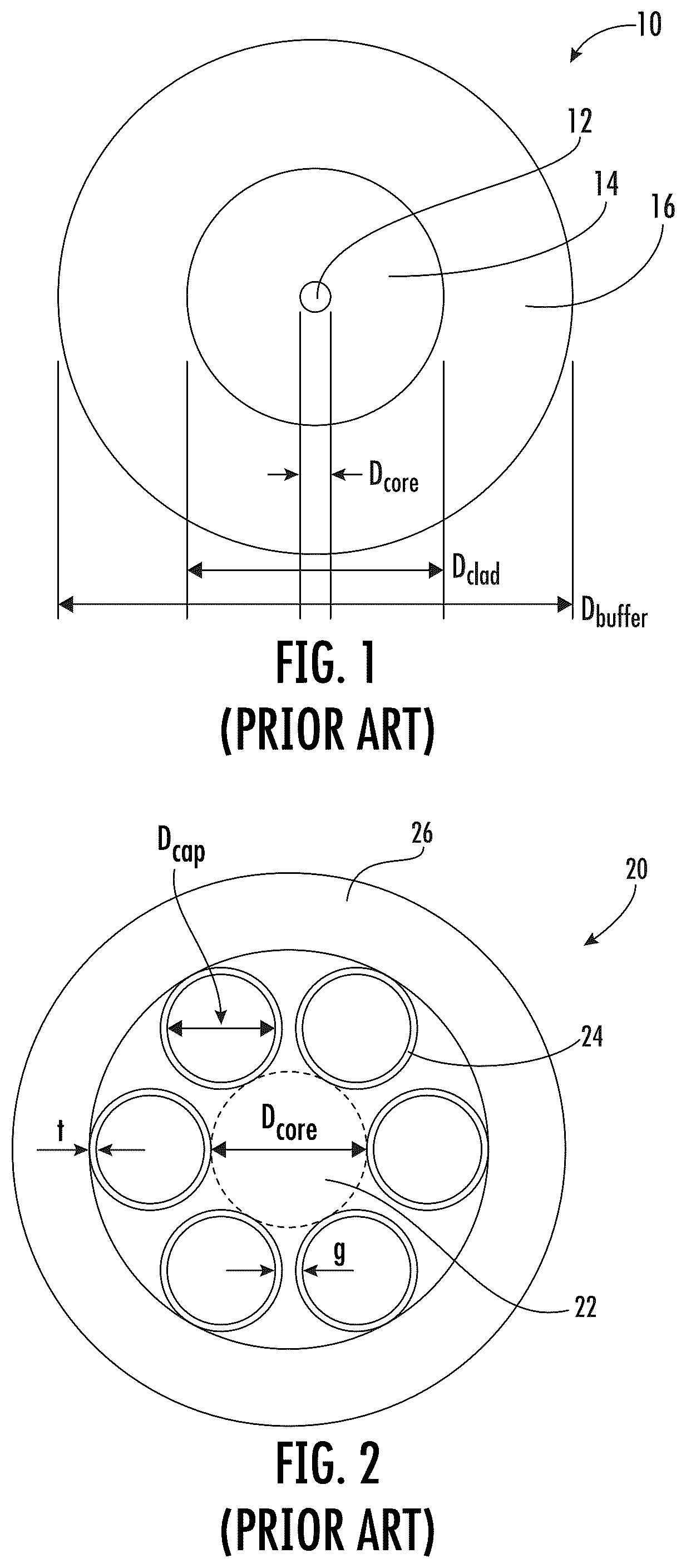 Patent US12366710 Figure 1 – Fiber optic ferrule and interface for coupling hollow-core and solid-core optical fibers