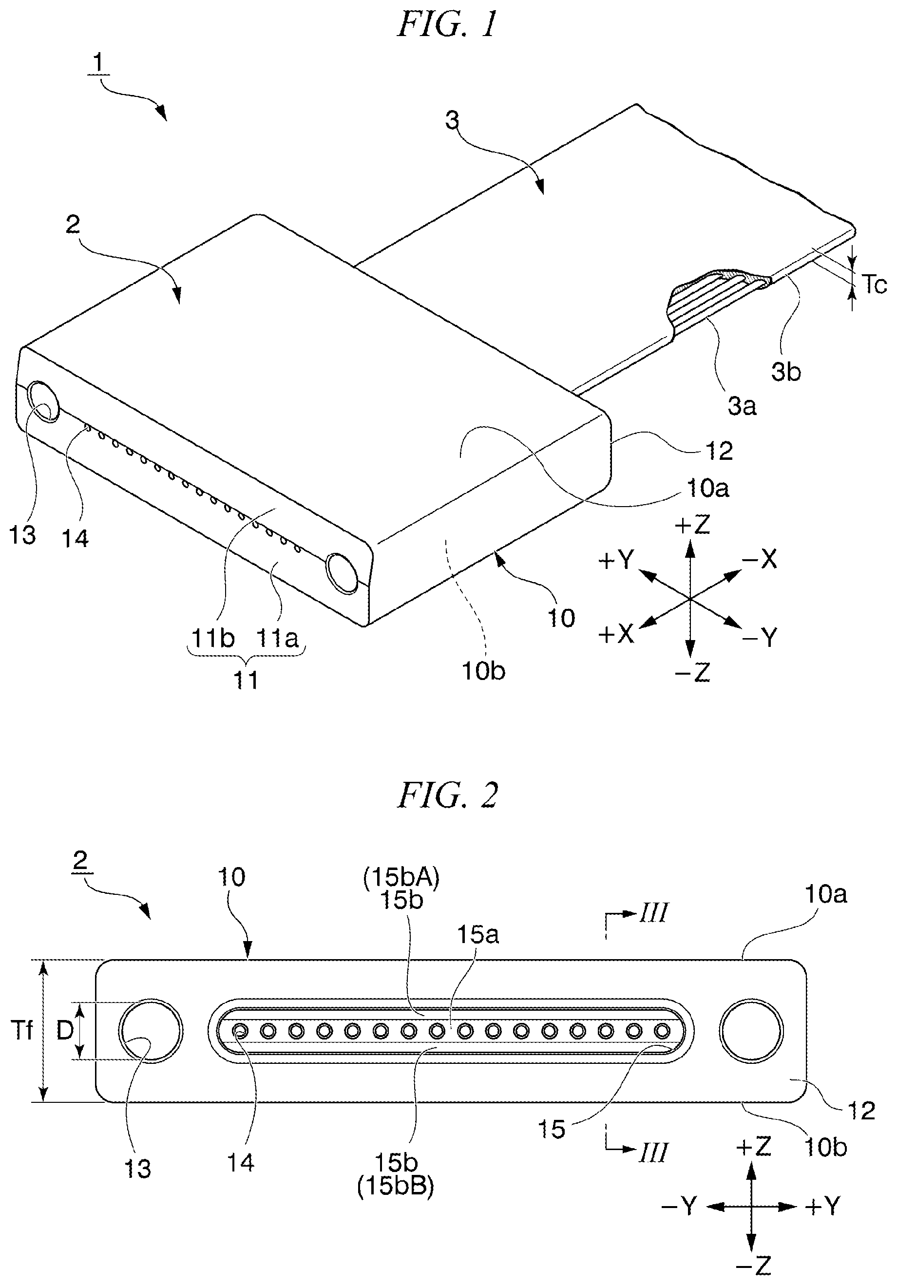 Patent US12366712 Figure 1 – Ferrule for optical connector and optical connector