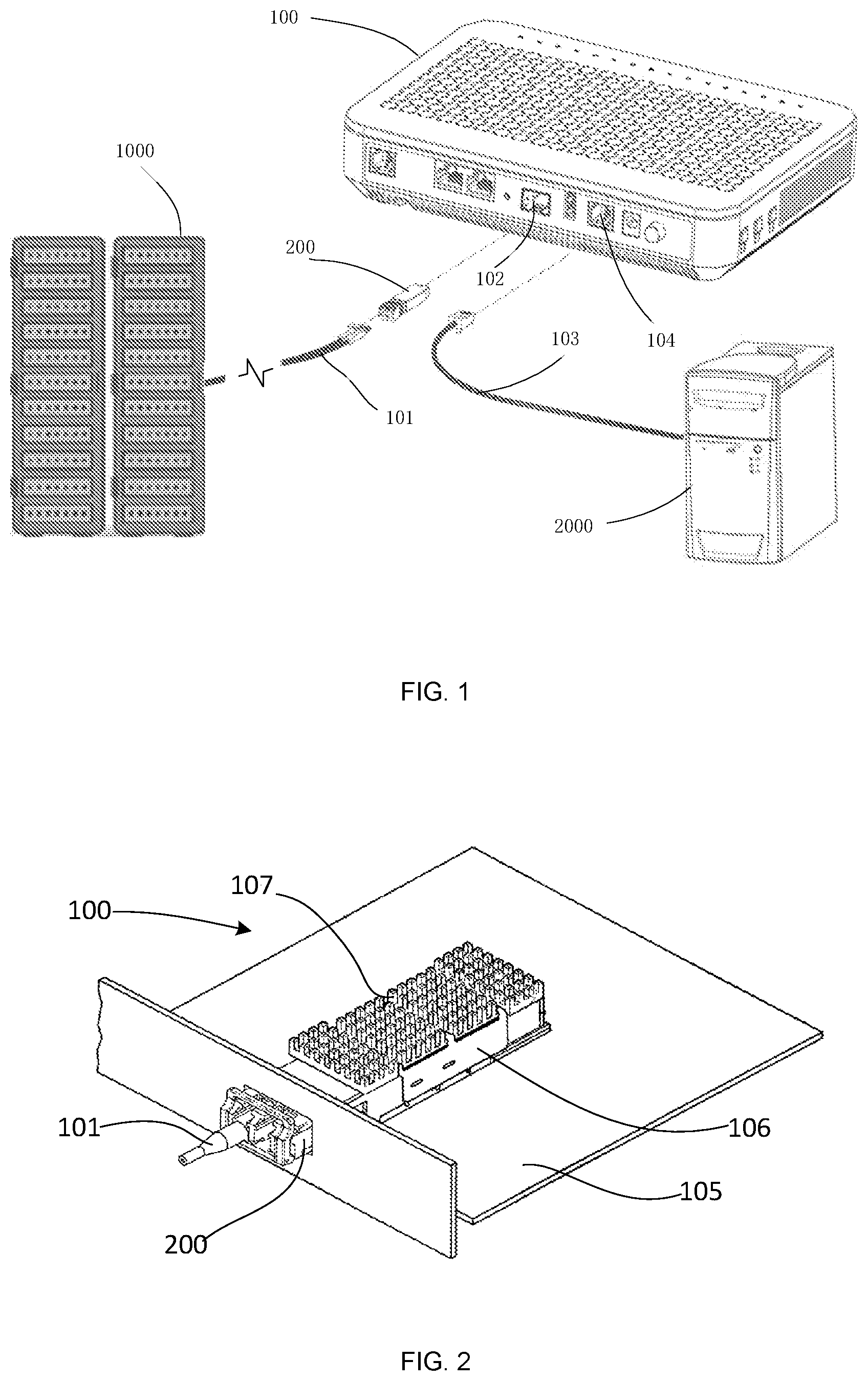 Patent US12366714 — Optical module — Figure 1