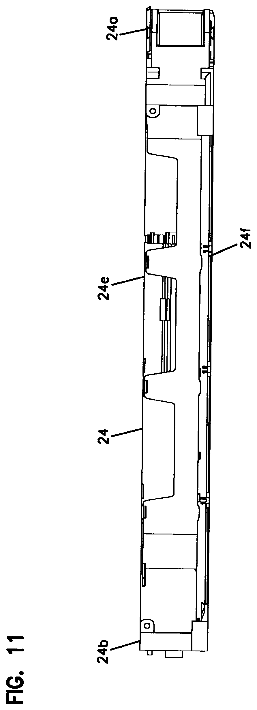 Patent US12366717 Figure 11 – Telecommunications tray assembly