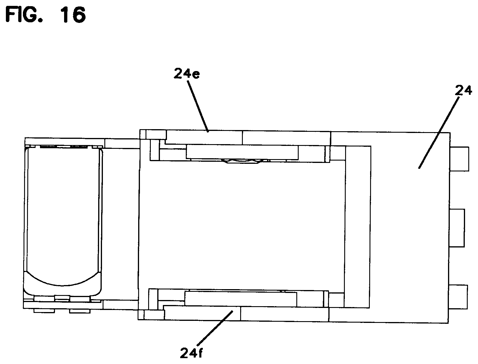 Patent US12366717 Figure 15 – Telecommunications tray assembly