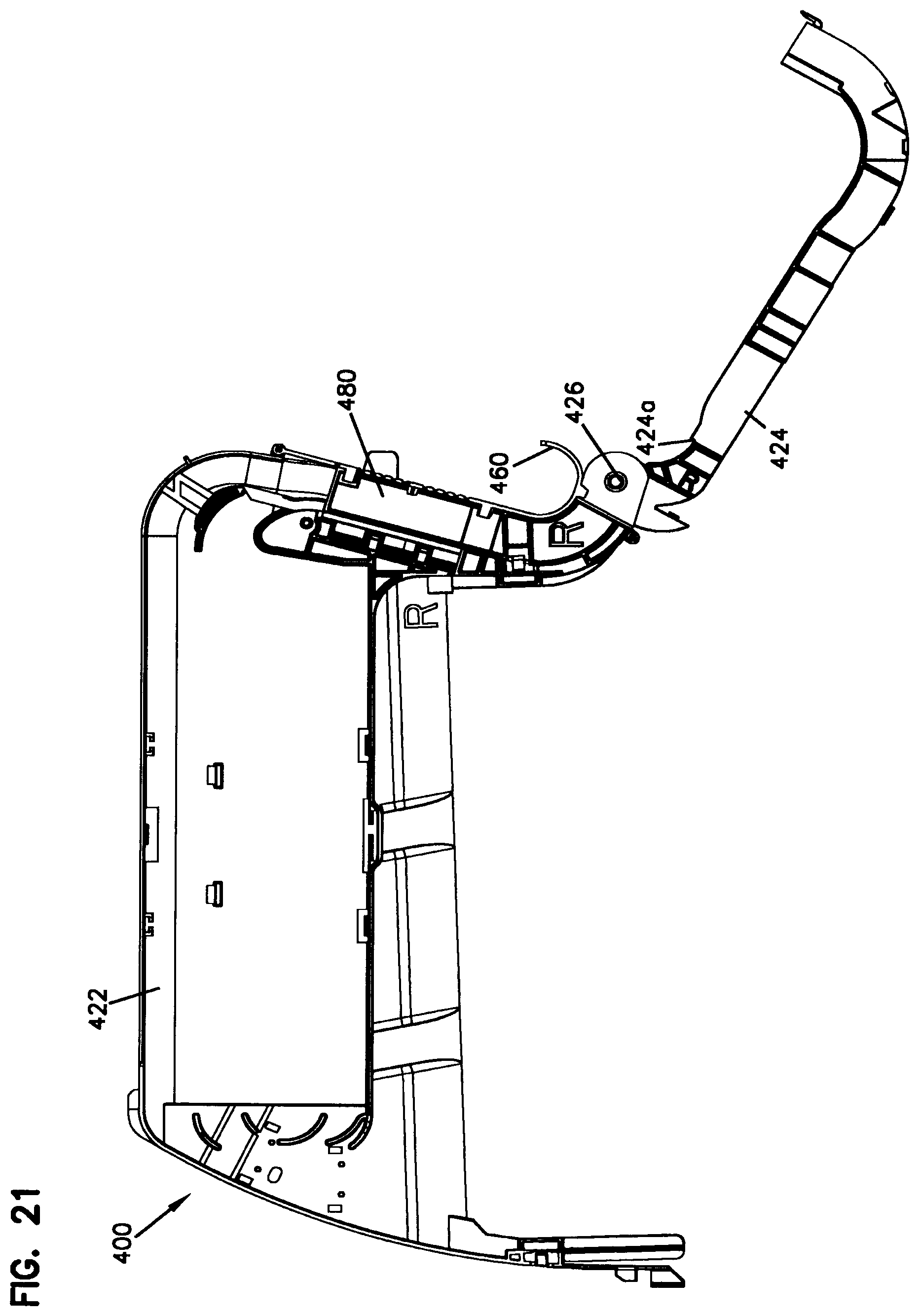 Patent US12366717 Figure 20 – Telecommunications tray assembly