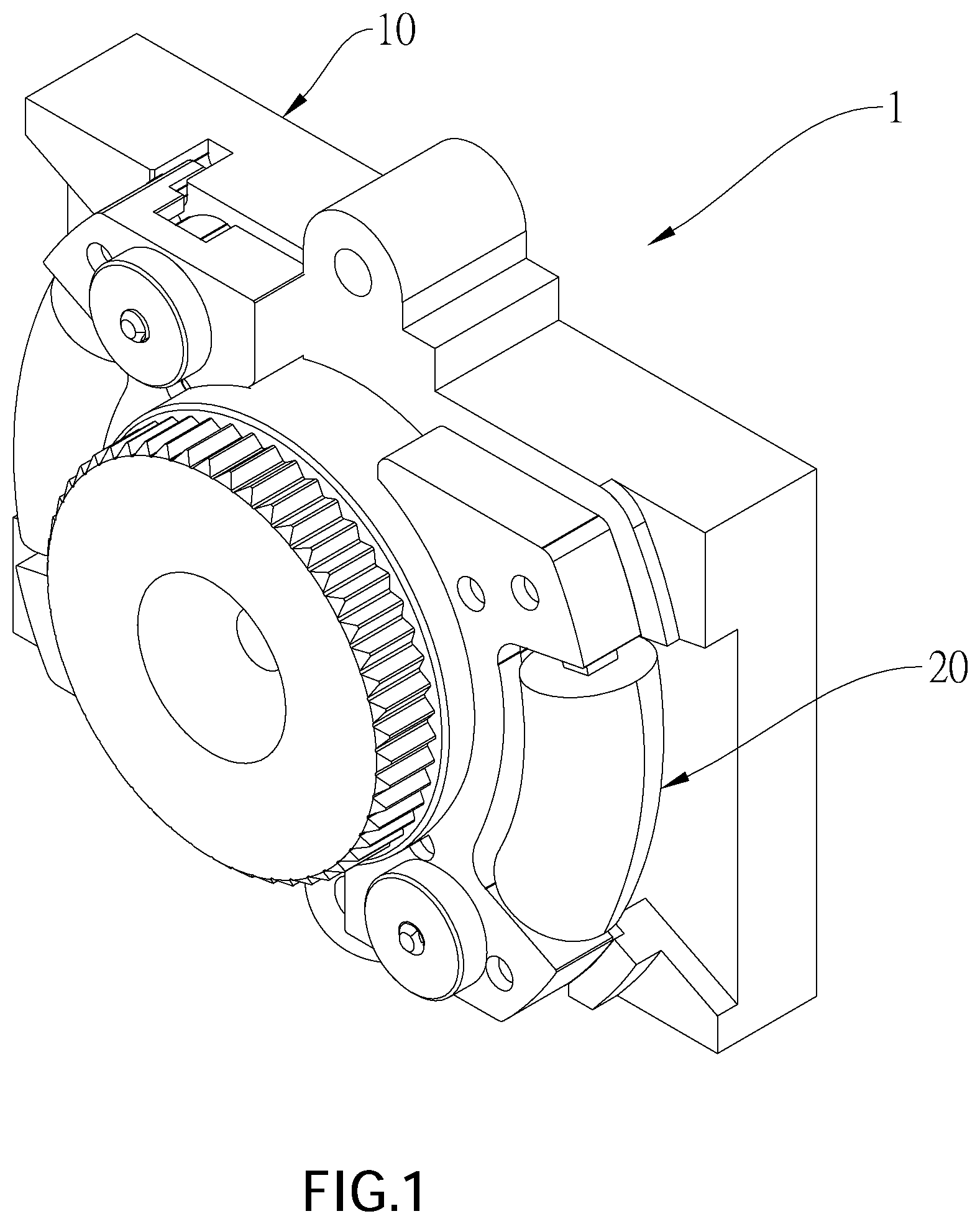 Patent US12366718 Figure 1 – Filter driving device