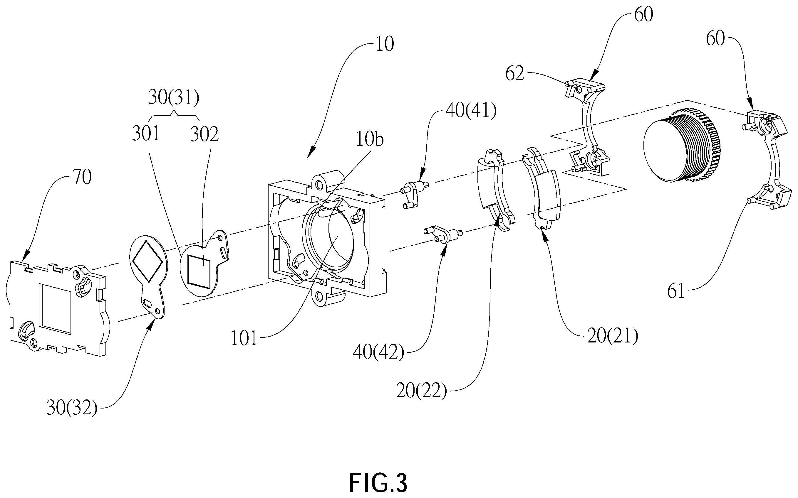 Patent US12366718 Figure 3 – Filter driving device