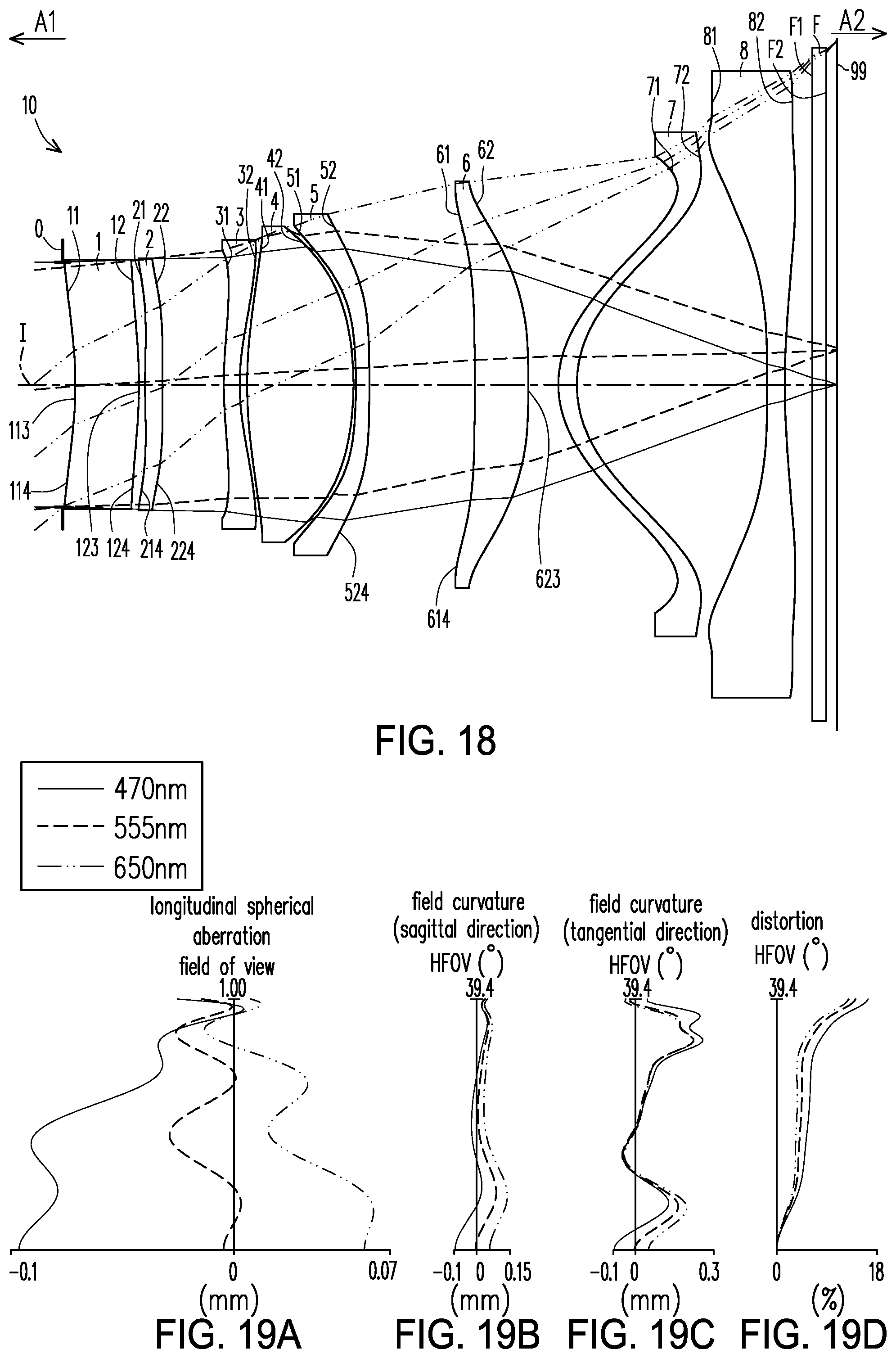 Patent US12366725 Figure 12 – Optical imaging lens