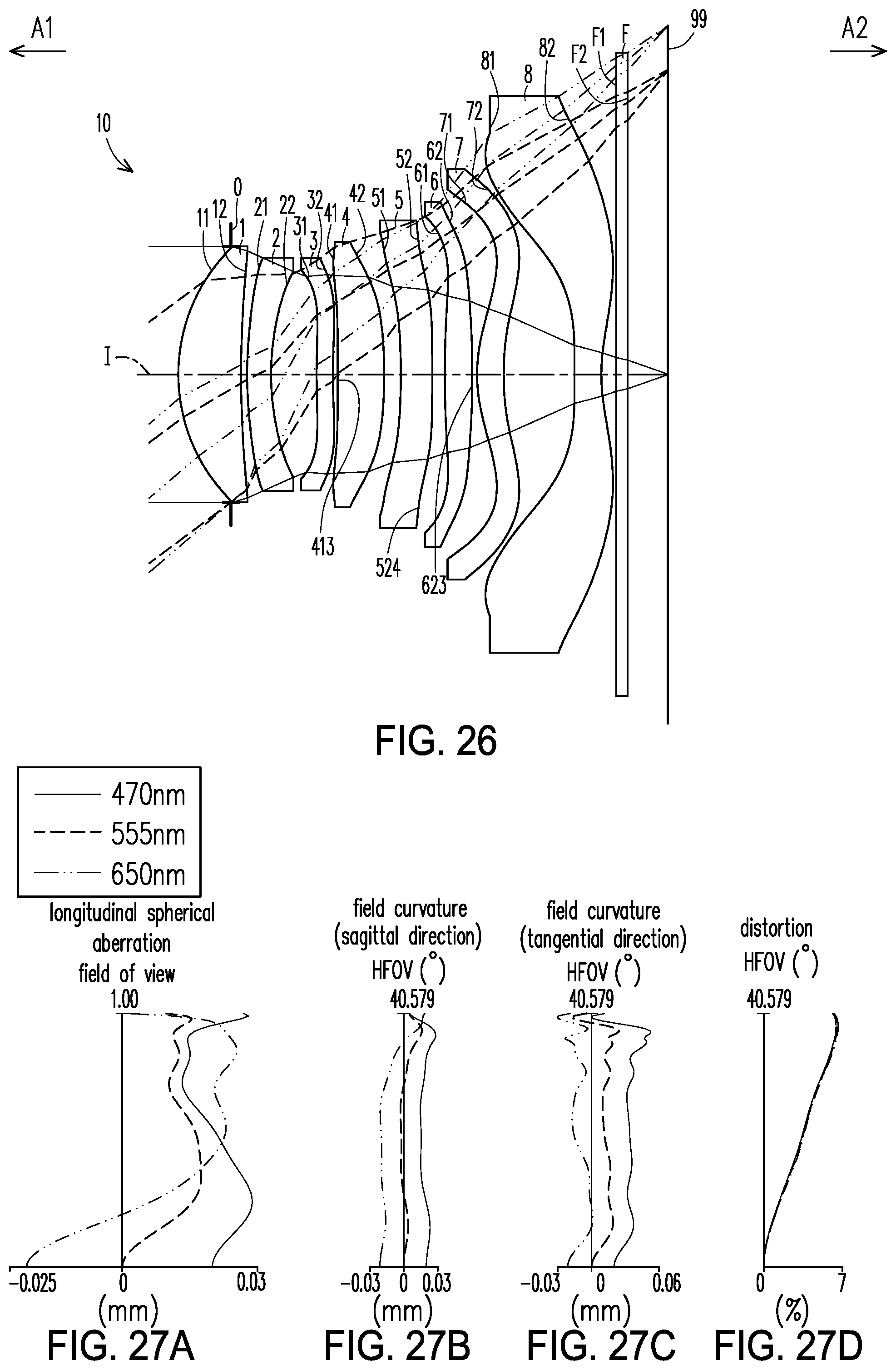 Patent US12366725 Figure 18 – Optical imaging lens
