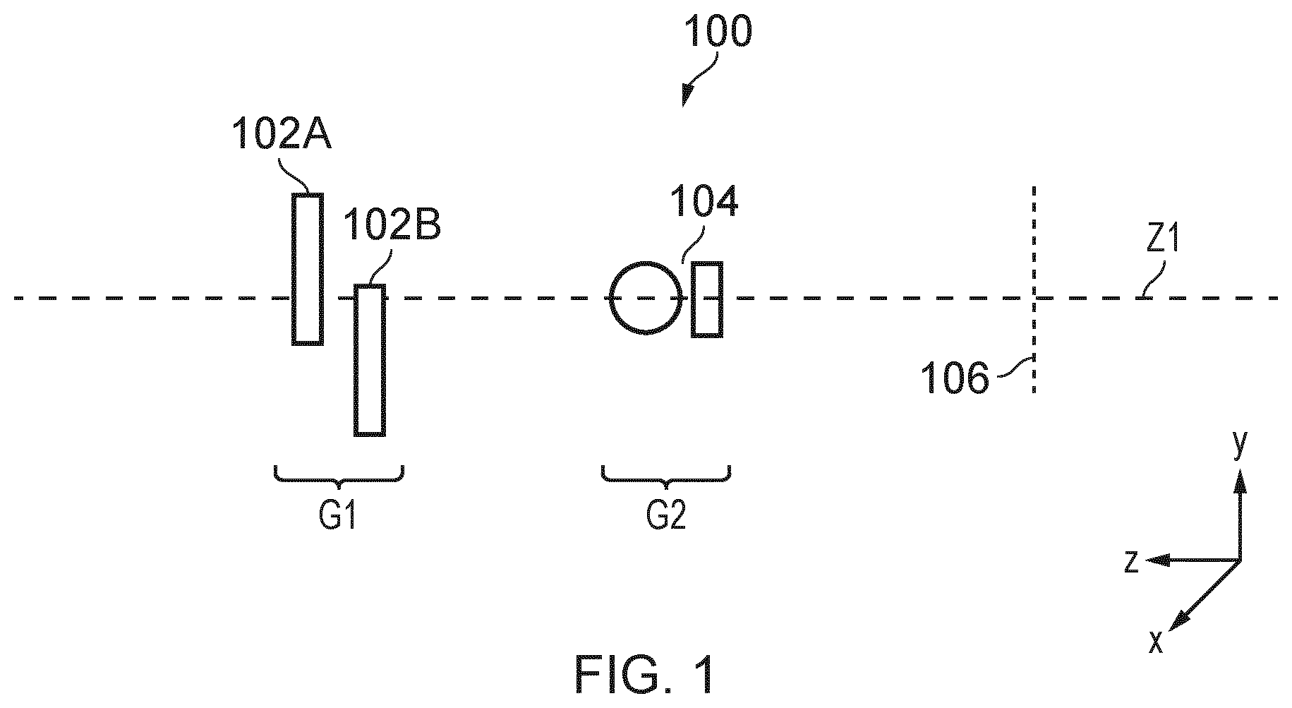 Patent US12366727 Figure 1 – Lens system, and a method and computer program product for controlling the lens system