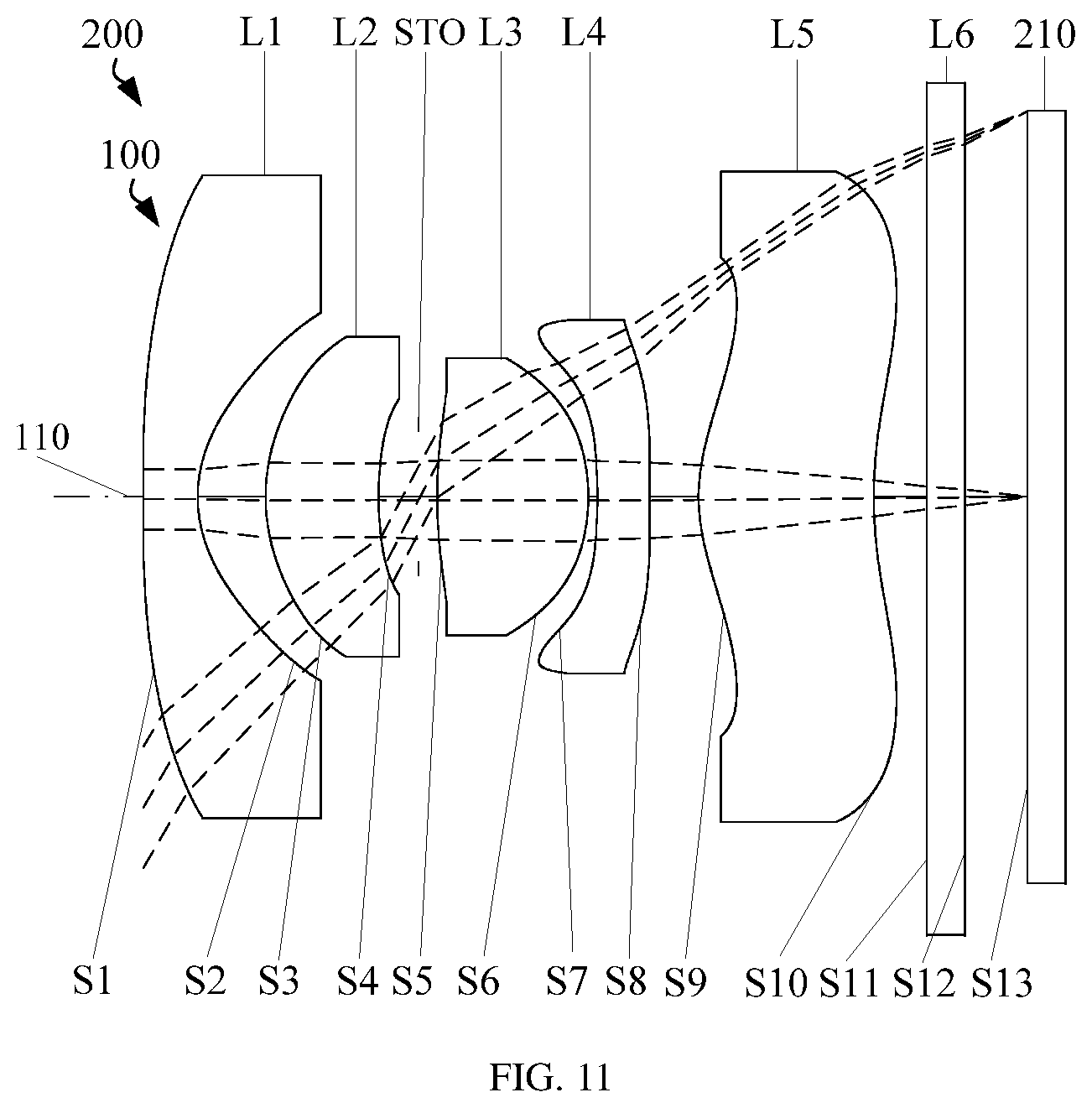 Patent US12366728 Figure 6 – Optical system, image acquisition module and electronic device