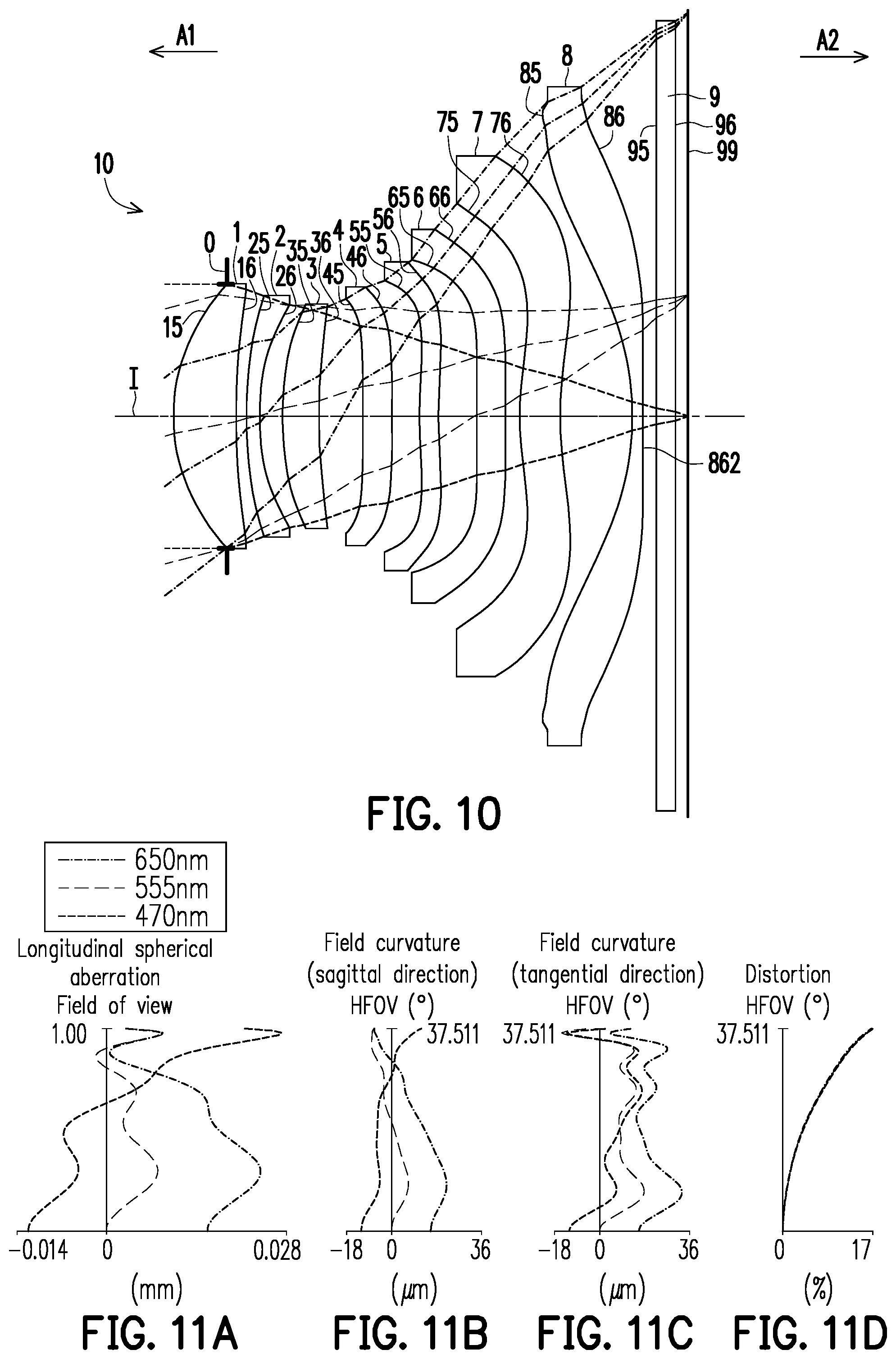 Patent US12366732 Figure 6 – Optical imaging lens