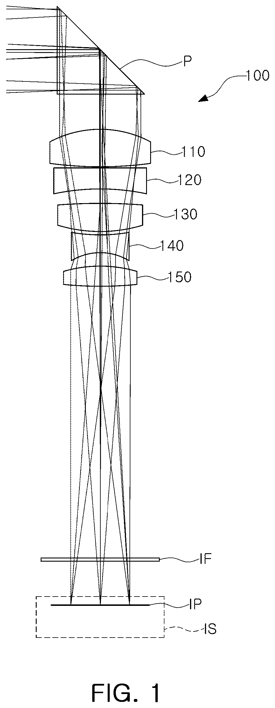 Patent US12366734 — Optical imaging system — Figure 1