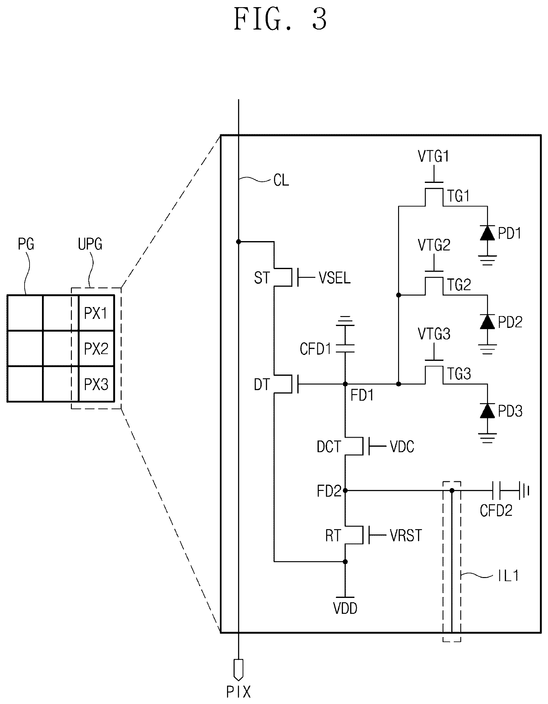 Patent US12366735 Figure 3 – Image sensor for zoom processing and electronic device including the same