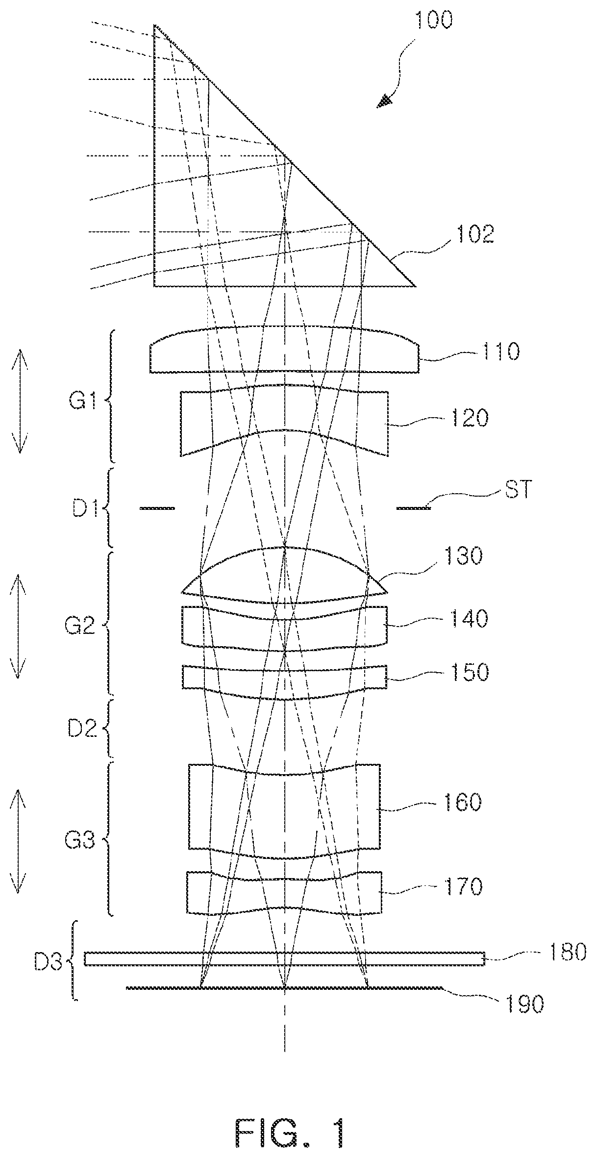Patent US12366738 — Optical imaging system — Figure 1