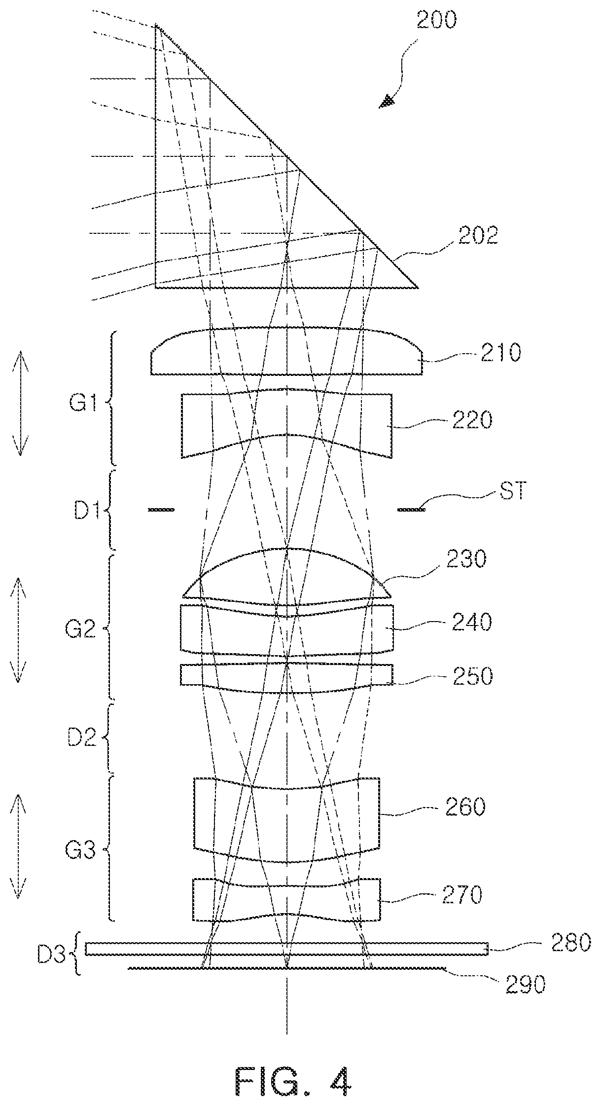 Patent US12366738 Figure 4 – Optical imaging system