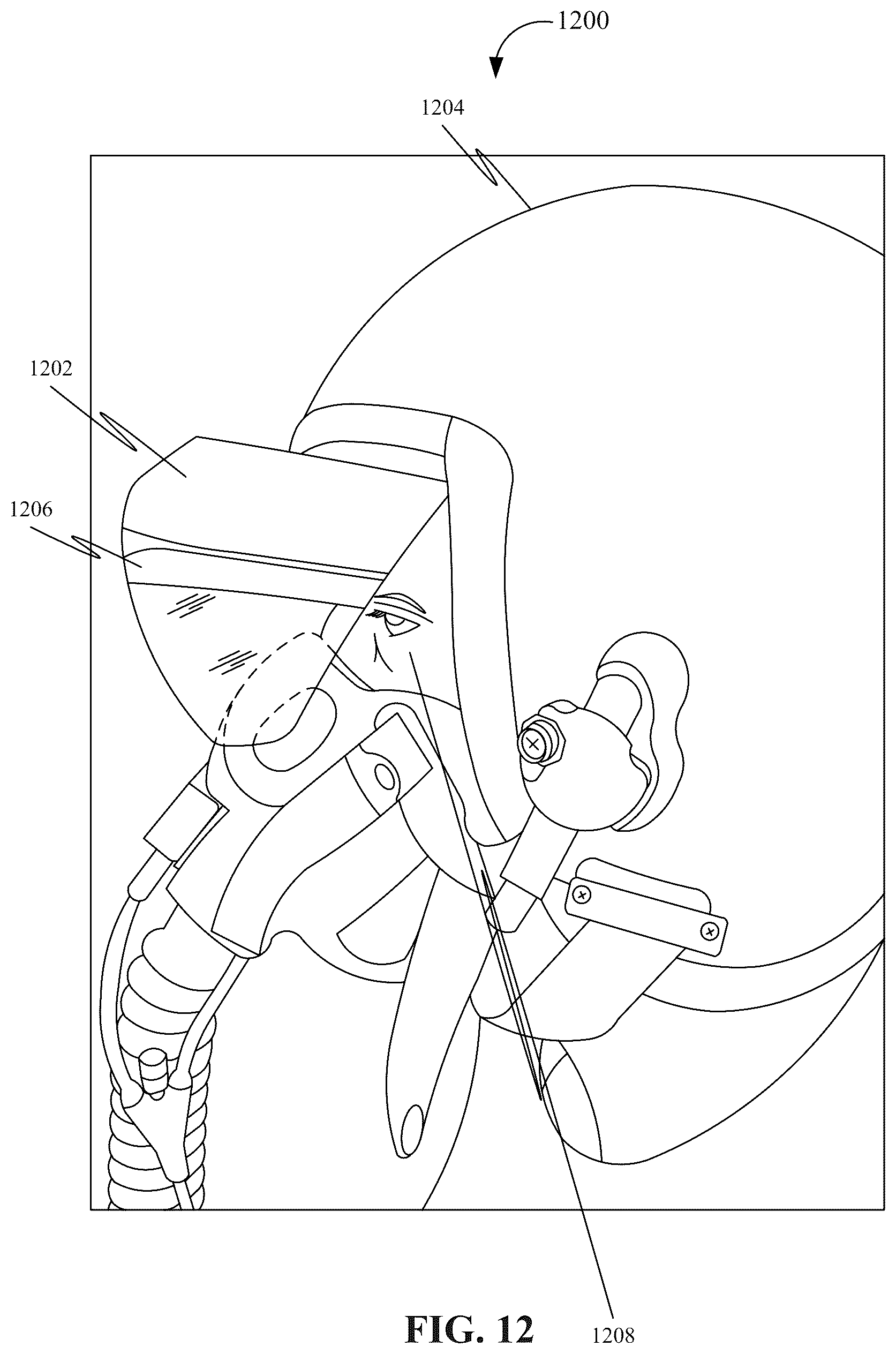 Patent US12366746 Figure 12 – Methods, systems, apparatuses, and devices for facilitating provisioning of a virtual experience