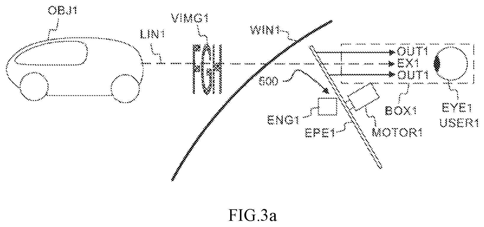 Patent US12366754 Figure 7 – Display device, a vehicle with a display device and display virtual image method