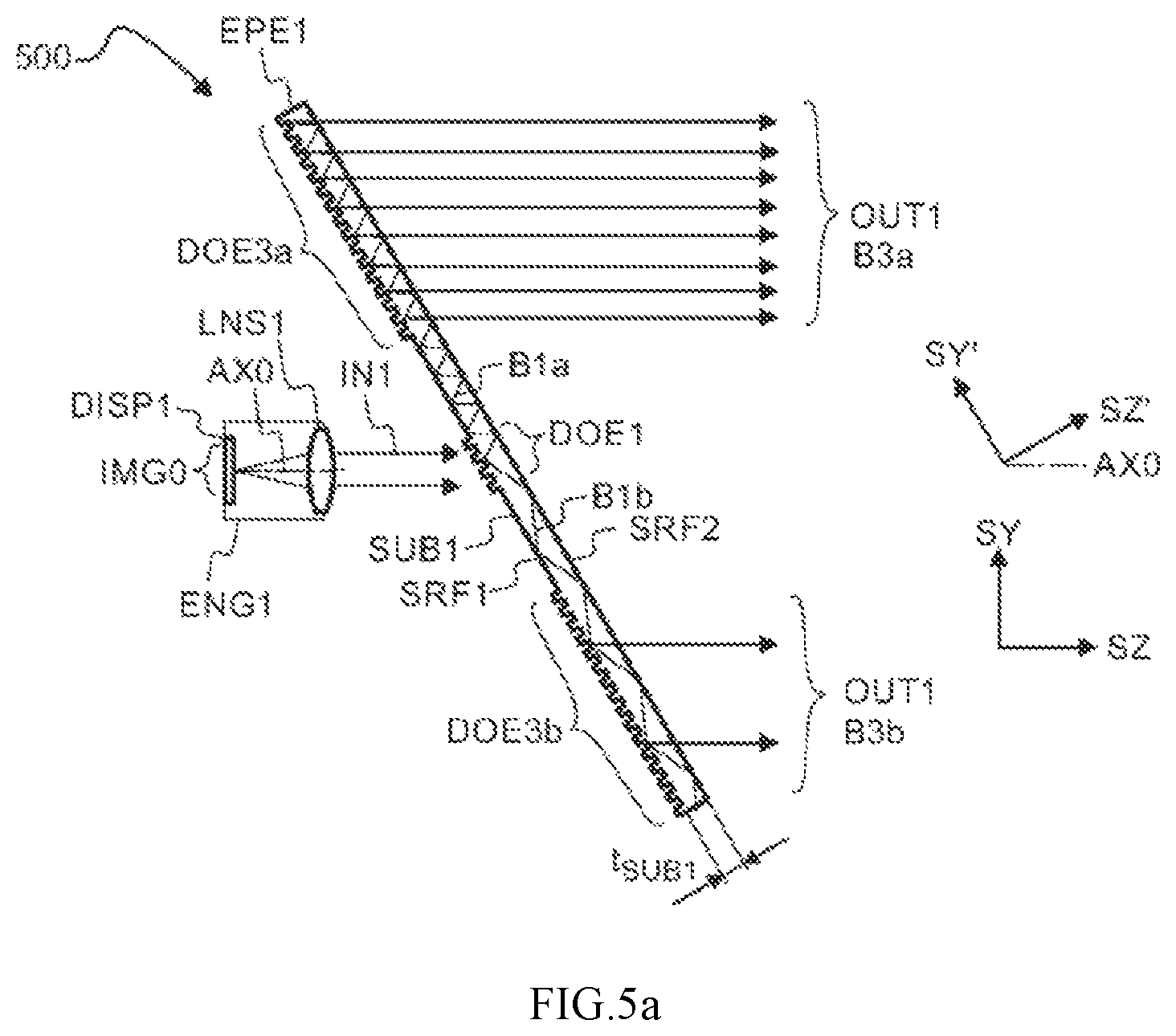 Patent US12366754 Figure 19 – Display device, a vehicle with a display device and display virtual image method