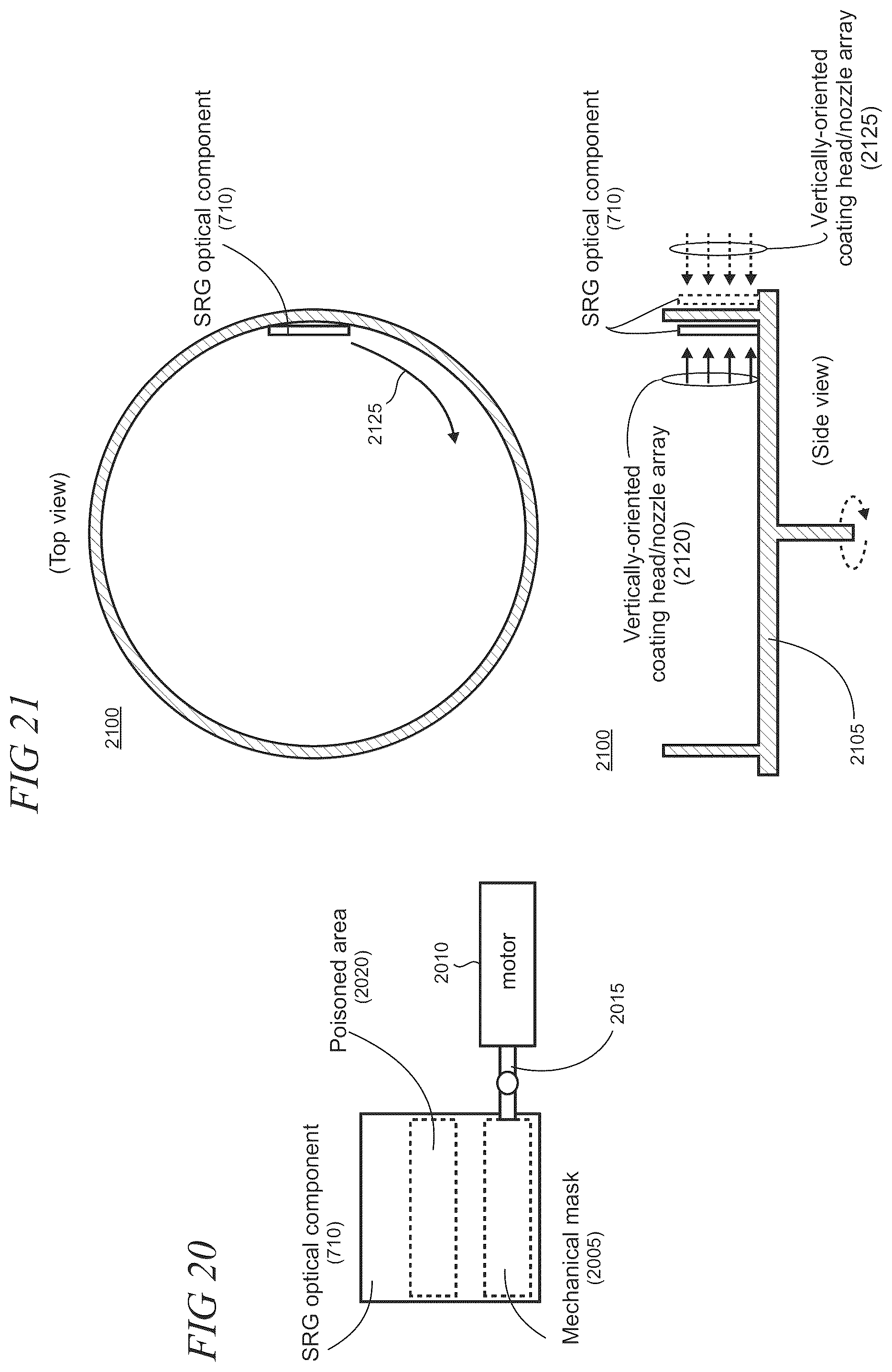 Patent US12366756 Figure 14 – Thickness-modulated conformal coatings on optical components