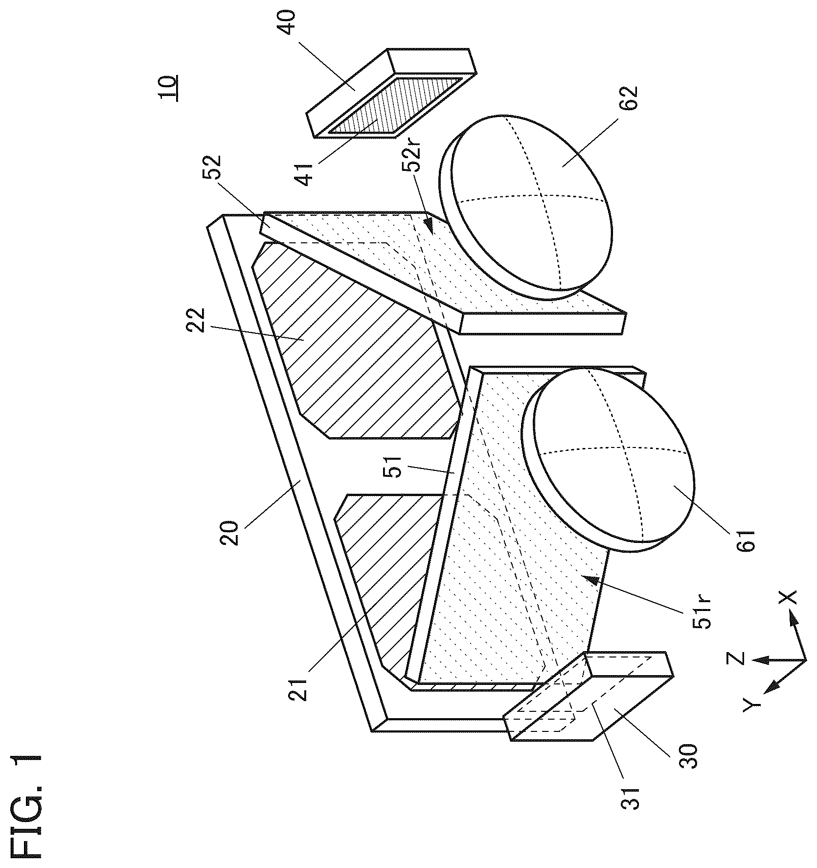 Patent US12366759 Figure 1 – Electronic device