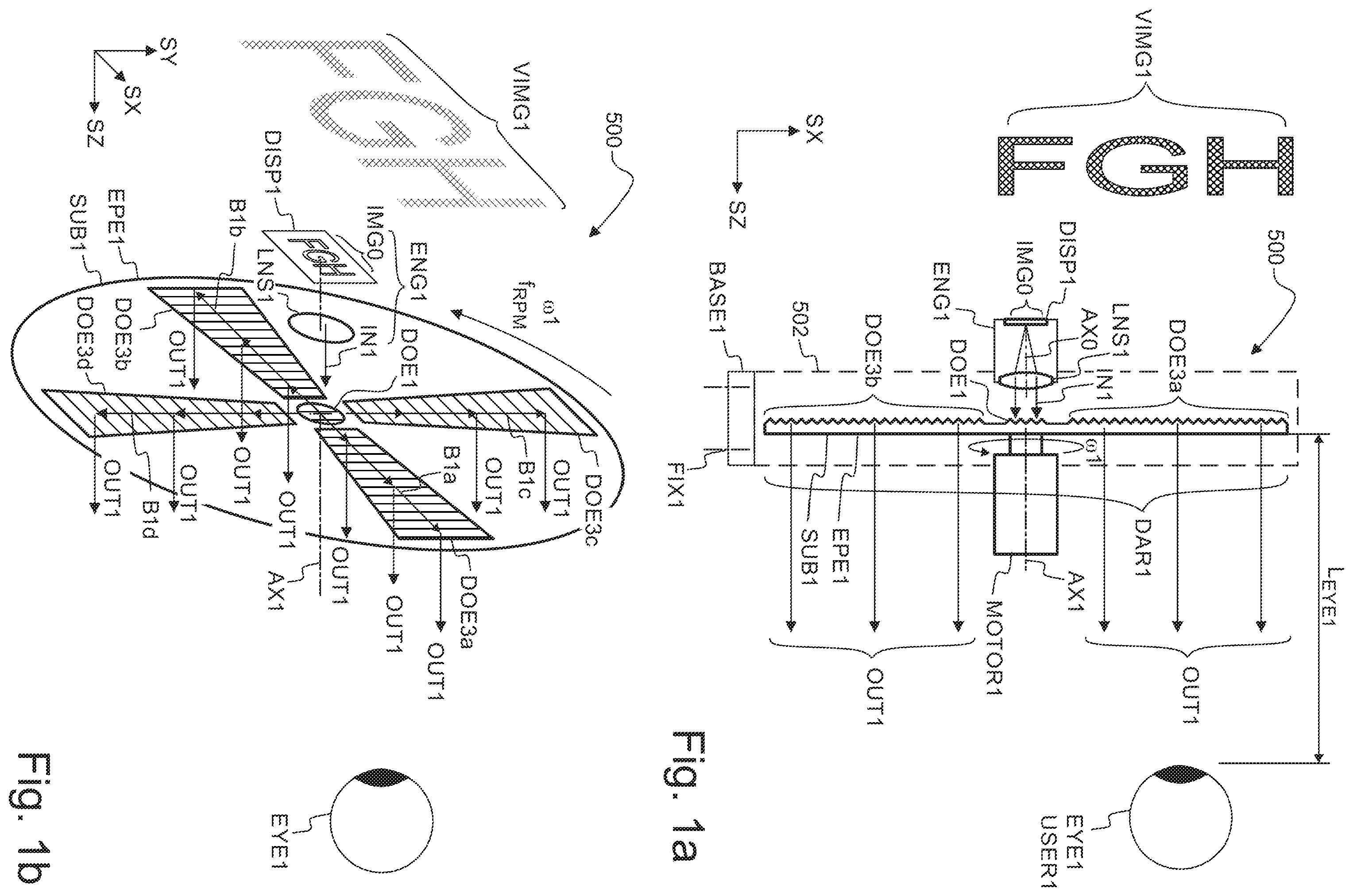 Patent US12366761 Figure 1 – Display apparatus for providing an enlarged display area