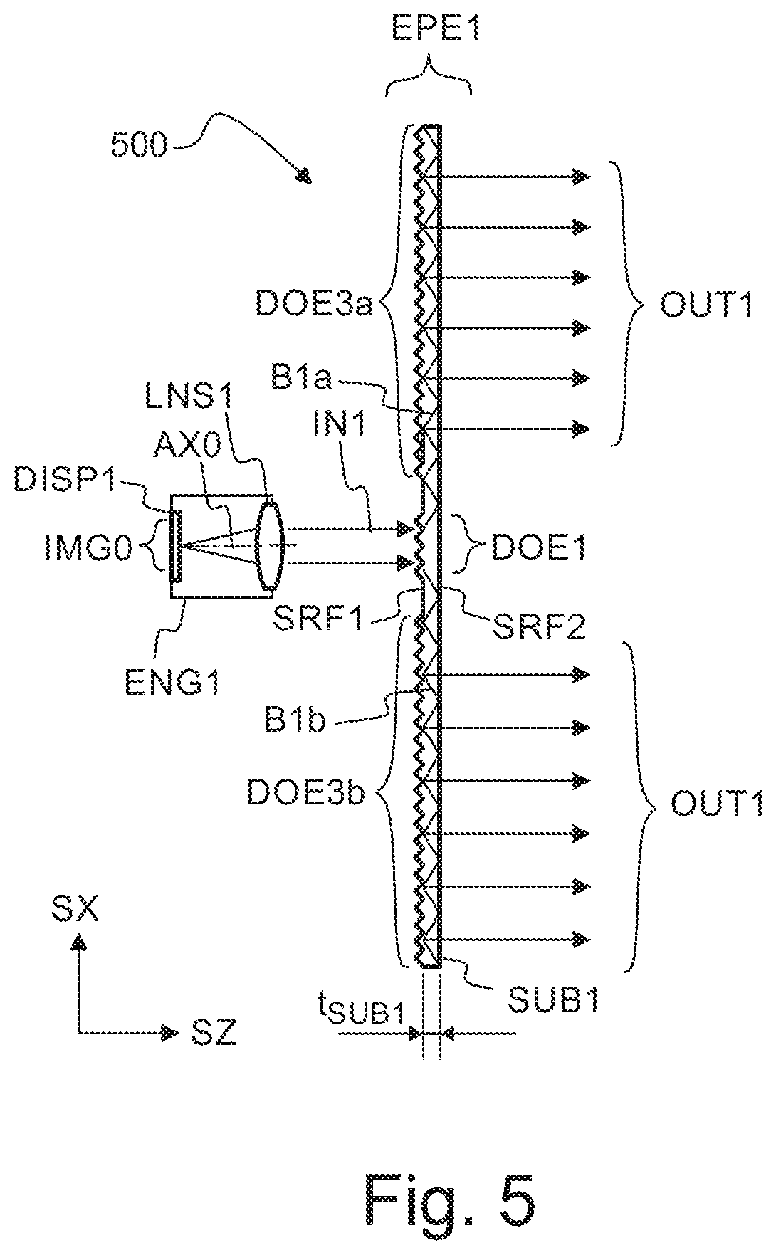 Patent US12366761 Figure 8 – Display apparatus for providing an enlarged display area