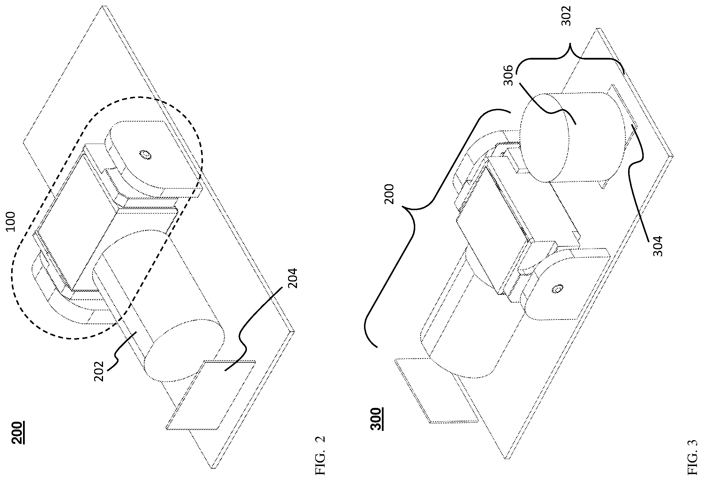 Patent US12366762 Figure 4 – Folded camera structure with an extended light- folding-element scanning range