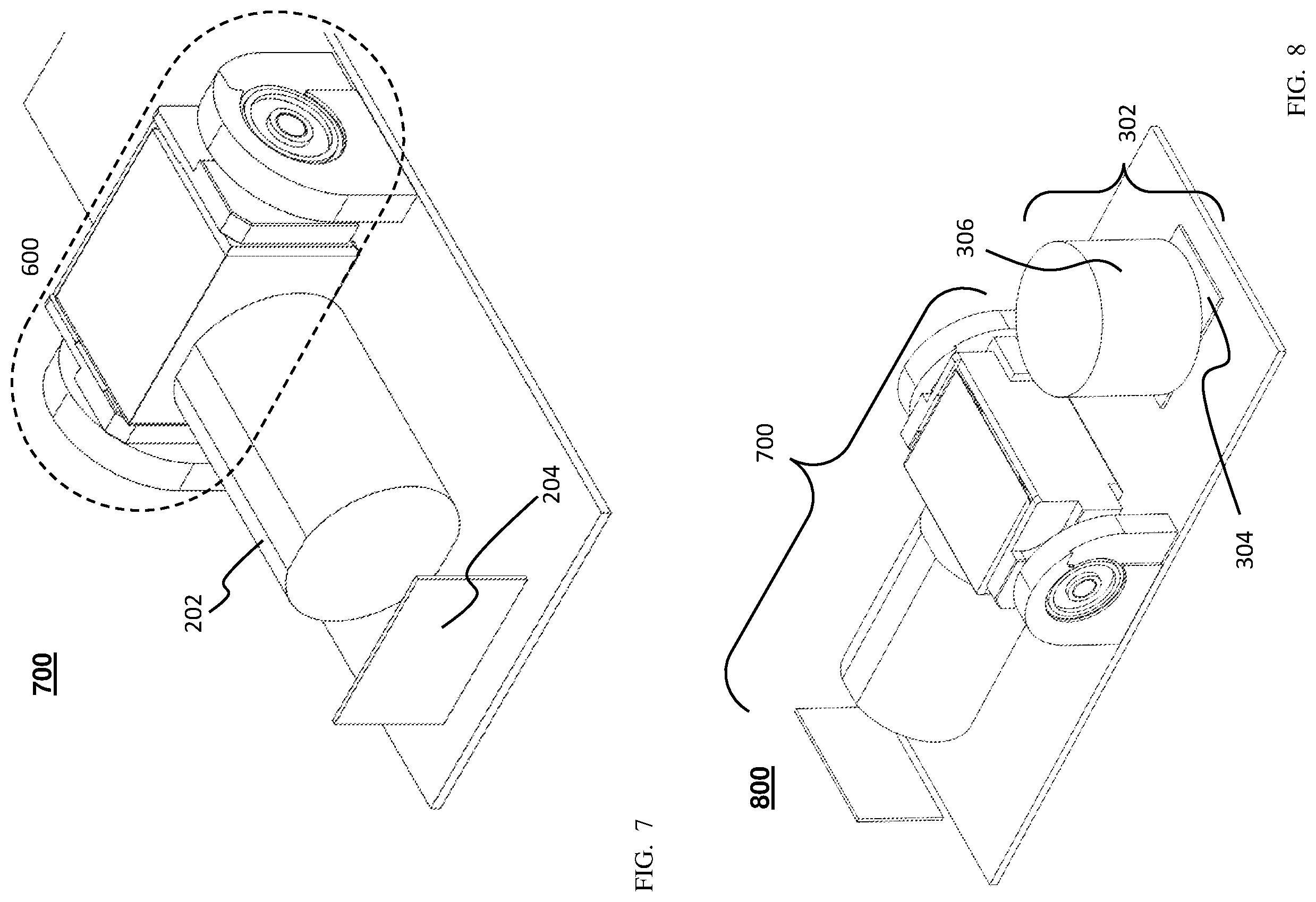 Patent US12366762 Figure 9 – Folded camera structure with an extended light- folding-element scanning range