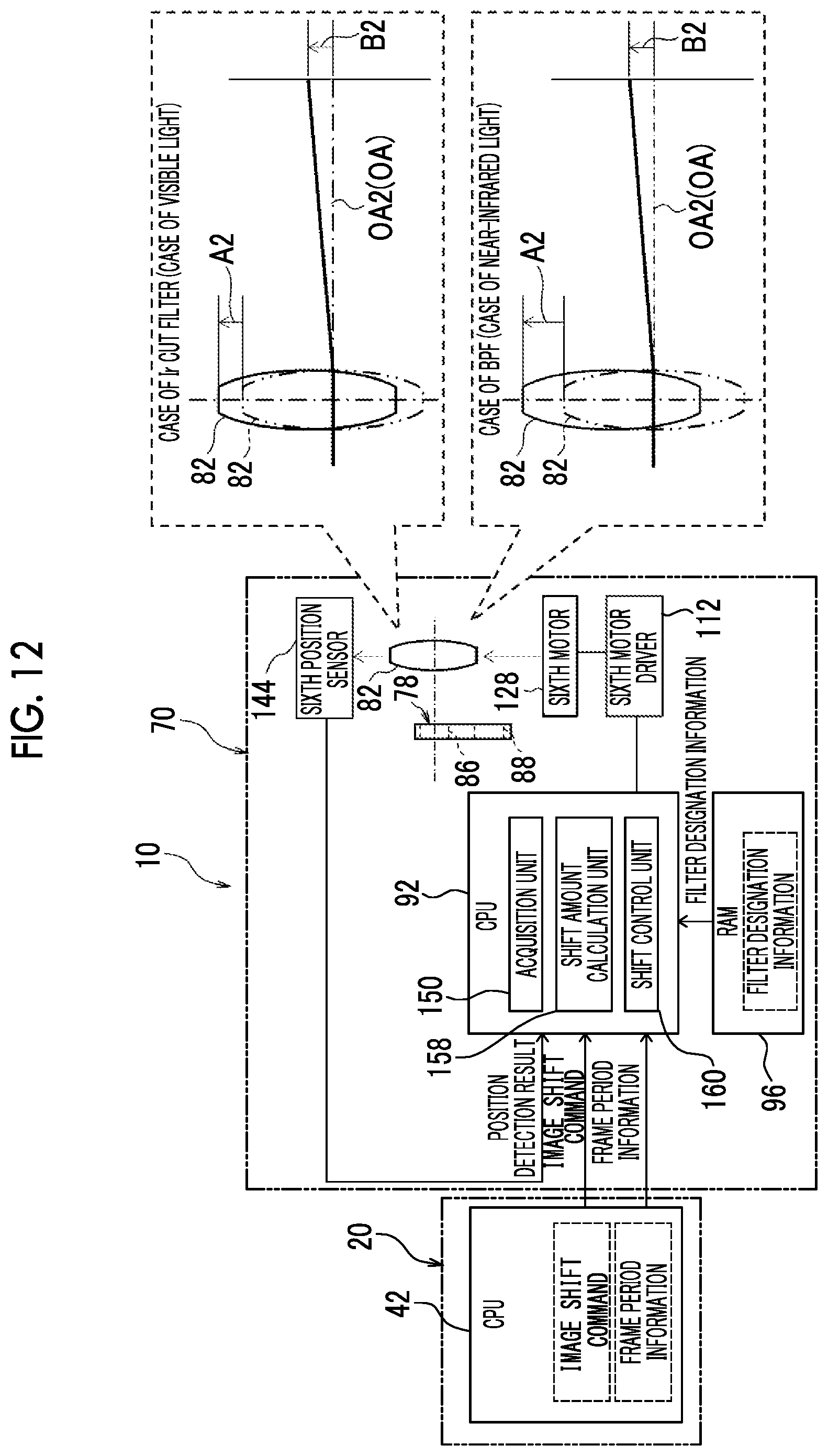 Patent US12366763 Figure 12 – Lens device, imaging apparatus, operation method of lens device, operation method of imaging apparatus, and program